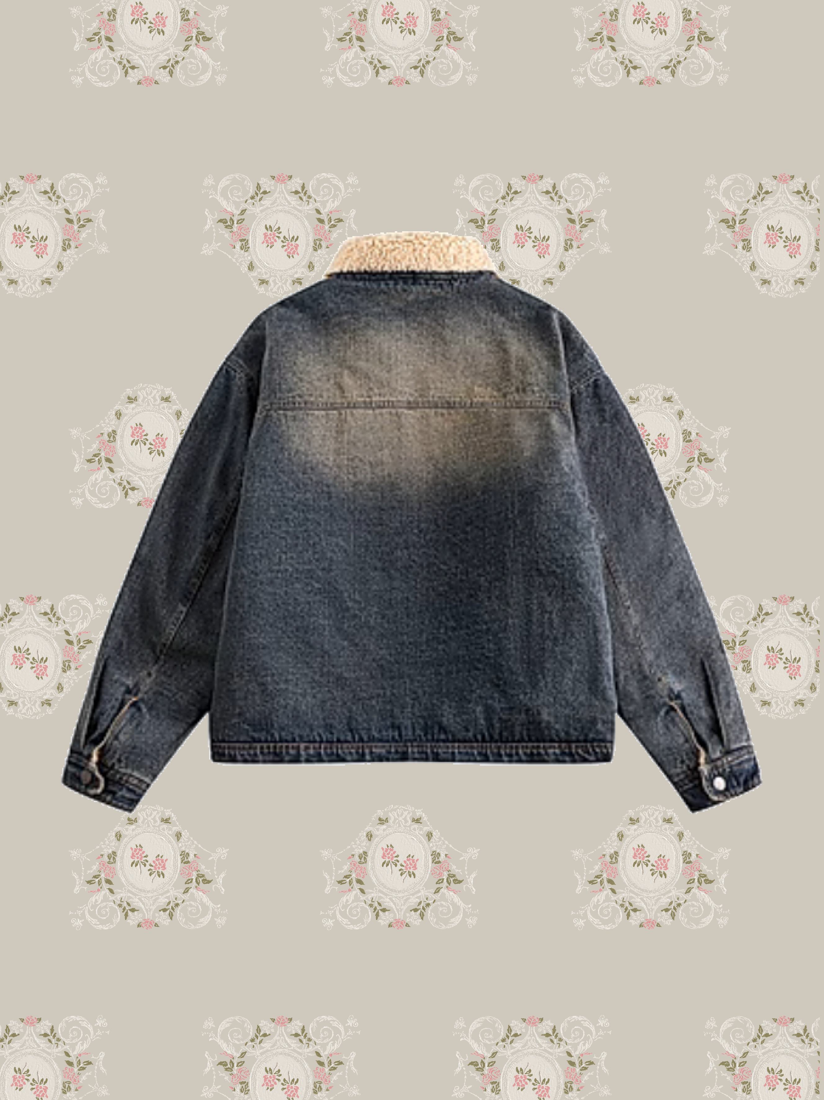 Cozy Fluffy Denim Coat/ふわふわデニムコート