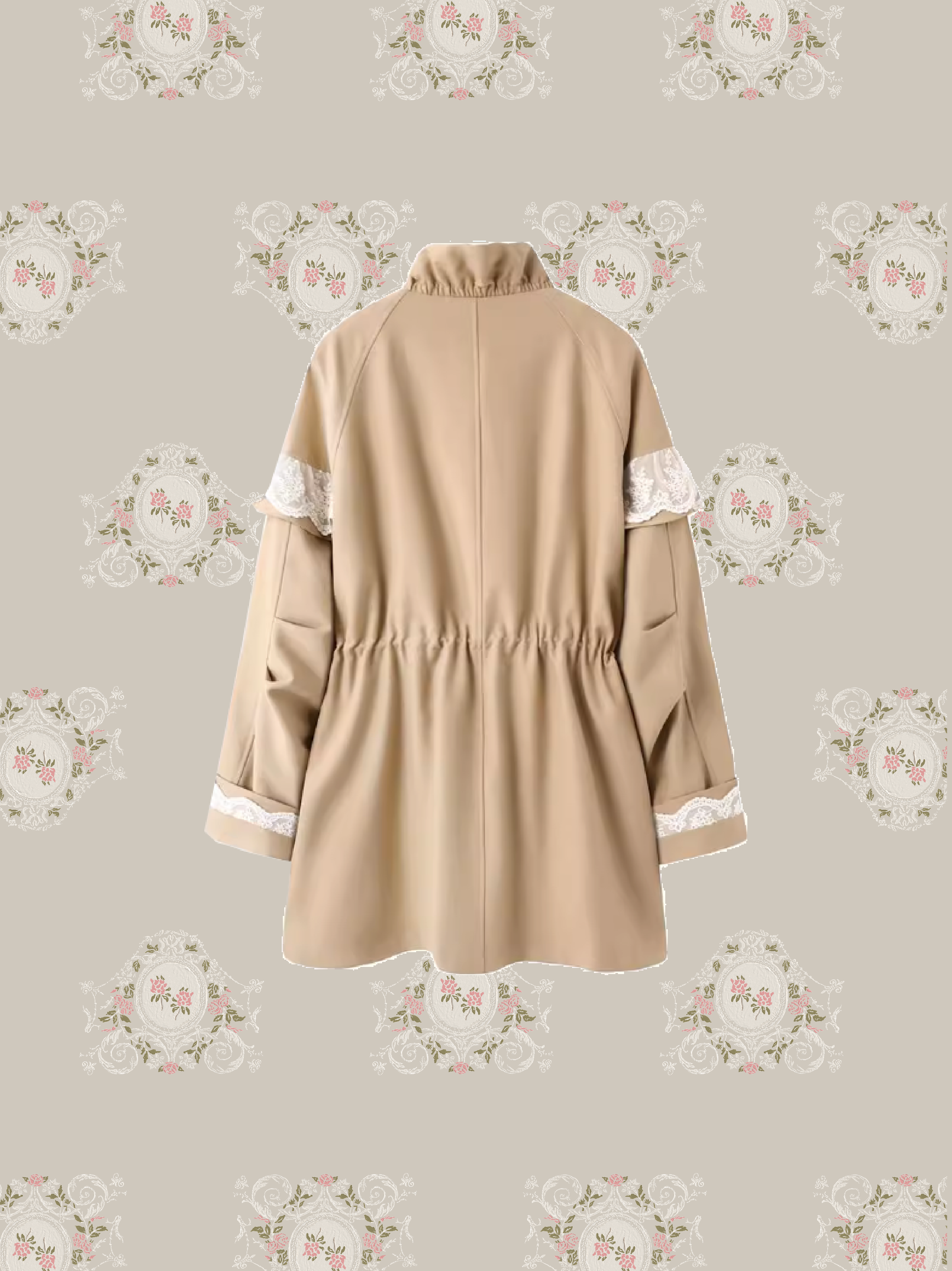 Romantic Lace Motif Trench Coat/ロマンティックレースモチーフトレンチコート