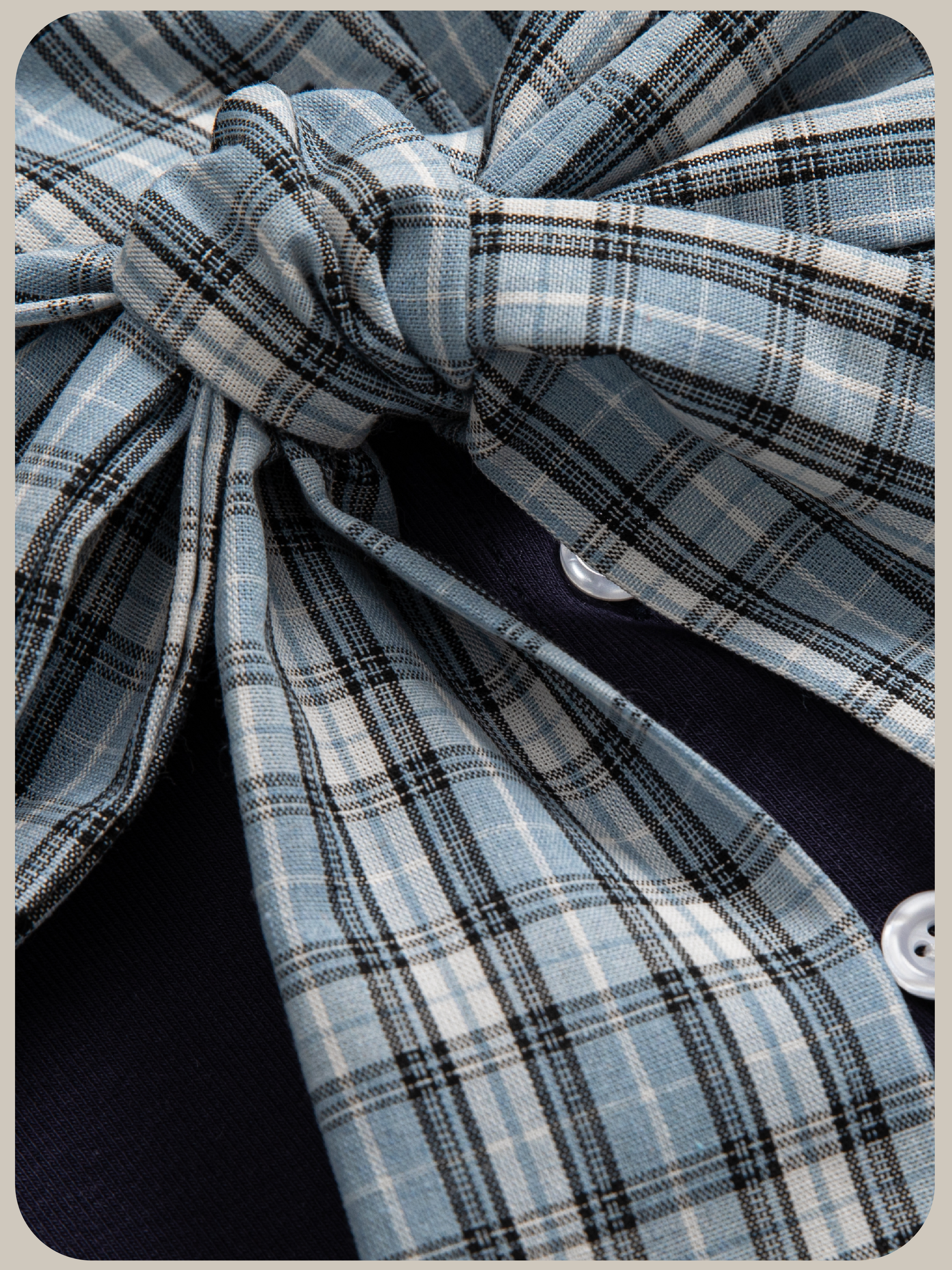 Bow Tie Patchwork T Shirt/ネクタイパッチワークTシャツ