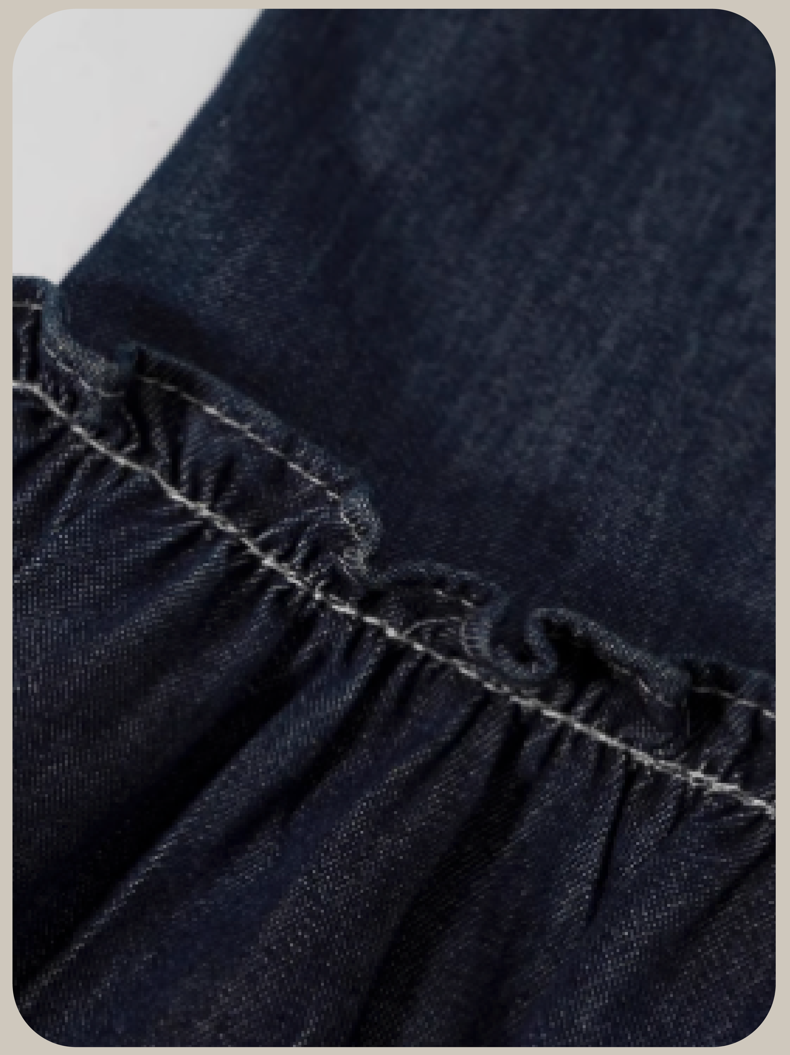 Flare Design Denim Vest/フレアデザインデニムベスト