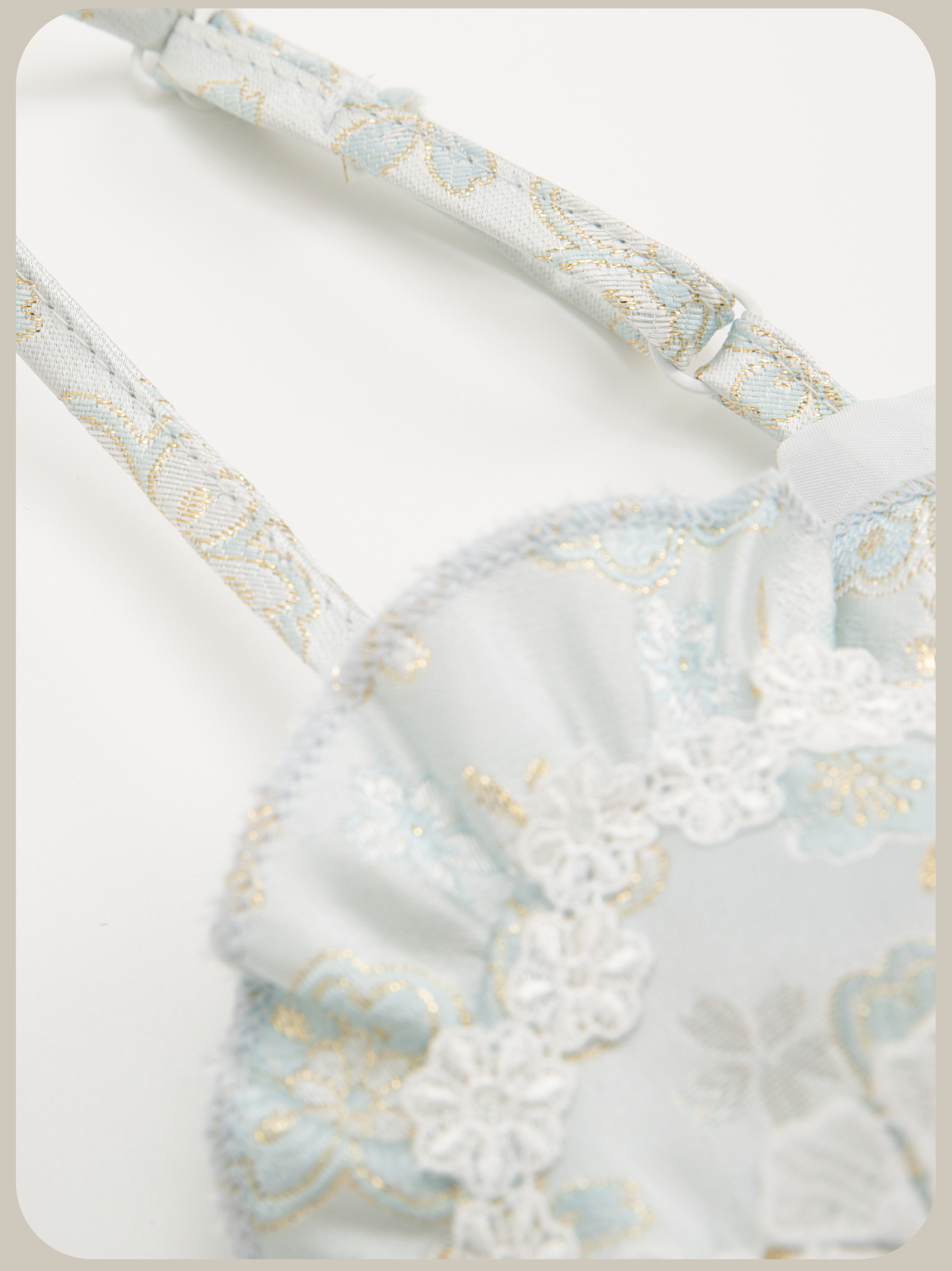 Mint Jacquard Back Bow Flare Dress/ミントジャカードバックリボンフレアドレス