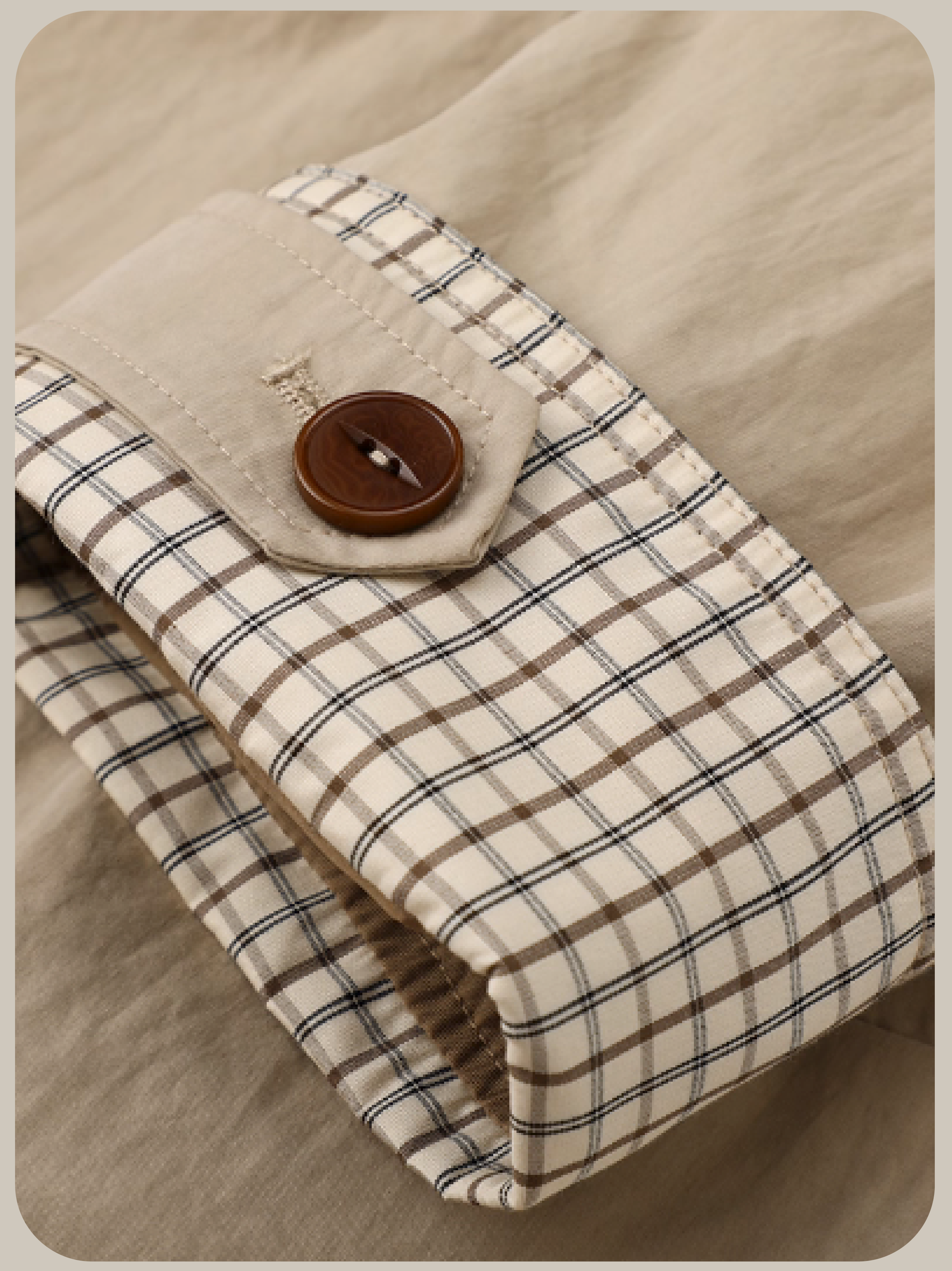 Stitching Sleeve Trench Coat/ステッチスリーブトレンチコート