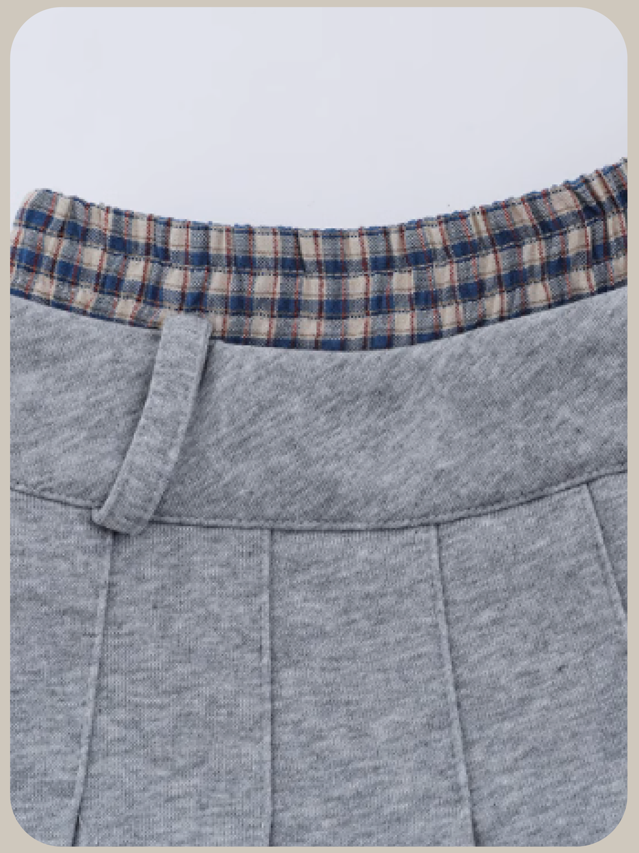 Prepy Waist Point Pleats Skirt/プレッピーチェックプリーツスカート