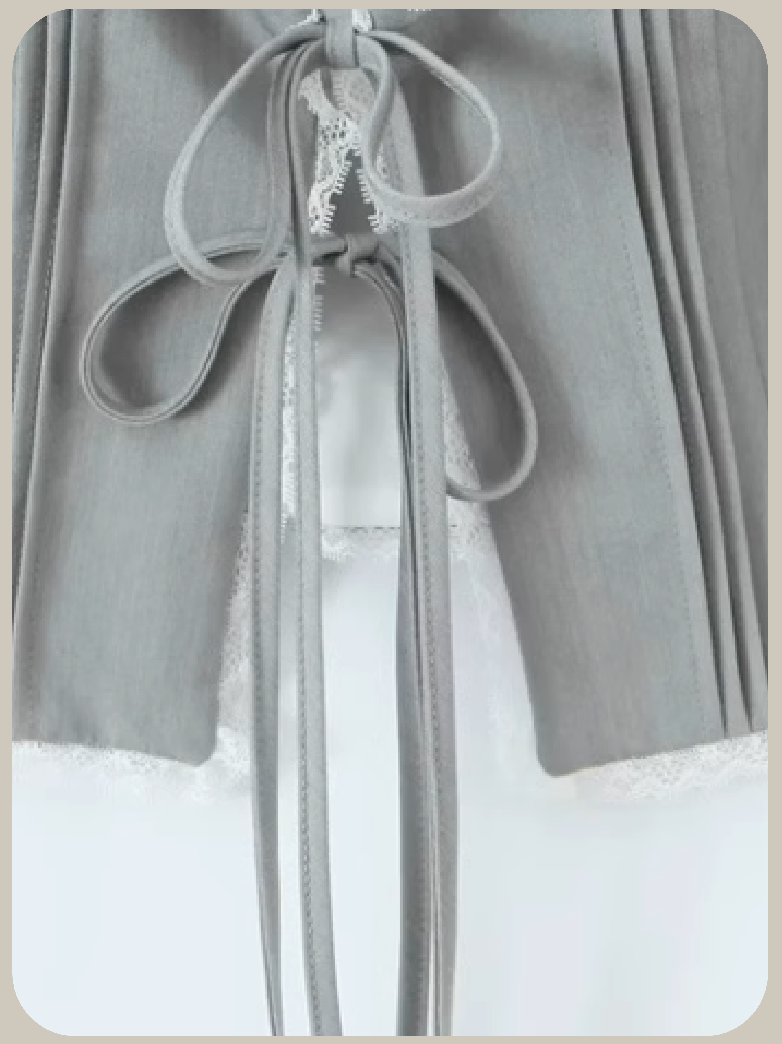 French Lace Up Cami Top/フレンチレースアップキャミソールトップ