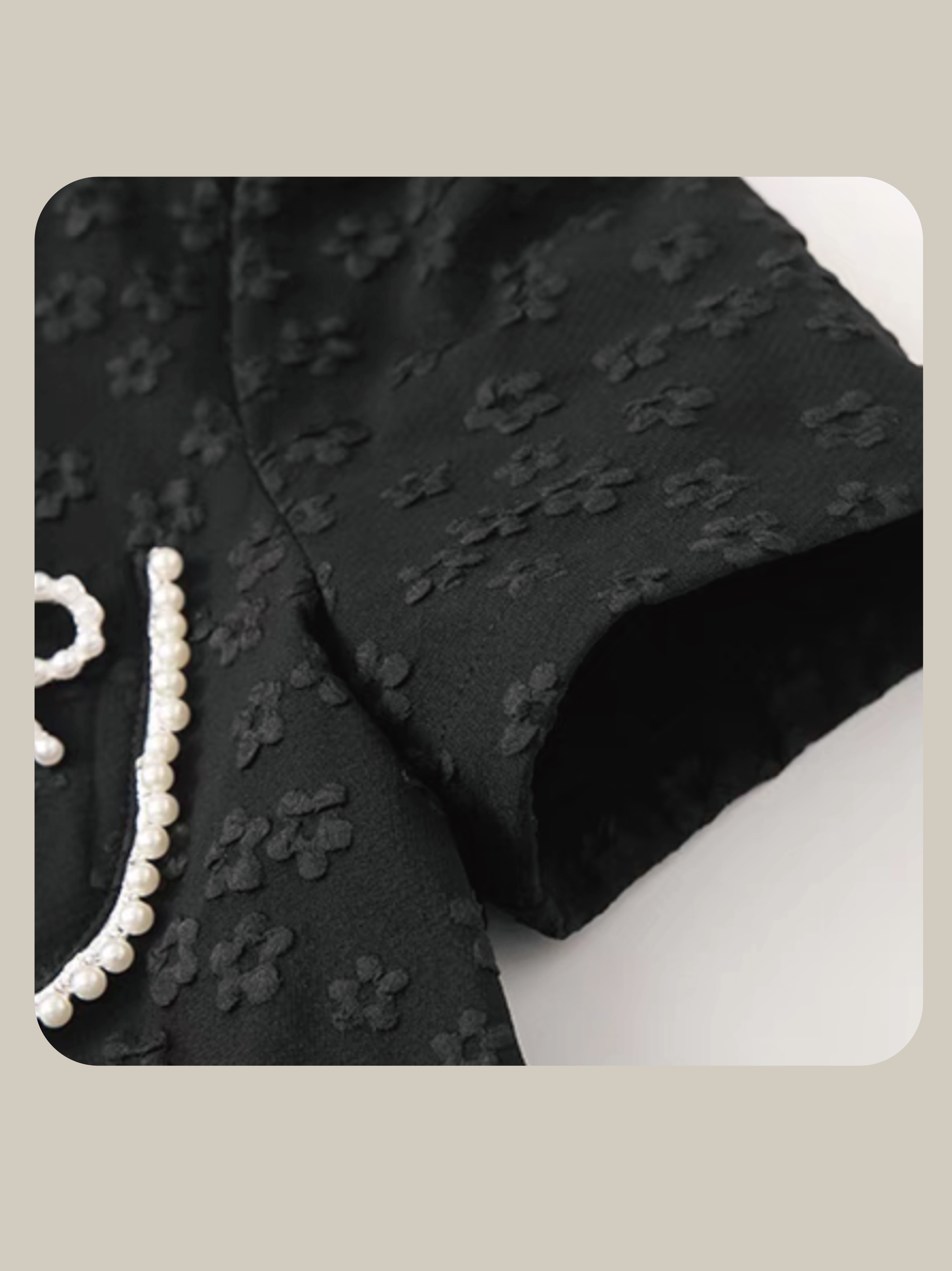 Ribbon Flower Jacquard Dress/リボンフラワージャカードドレス