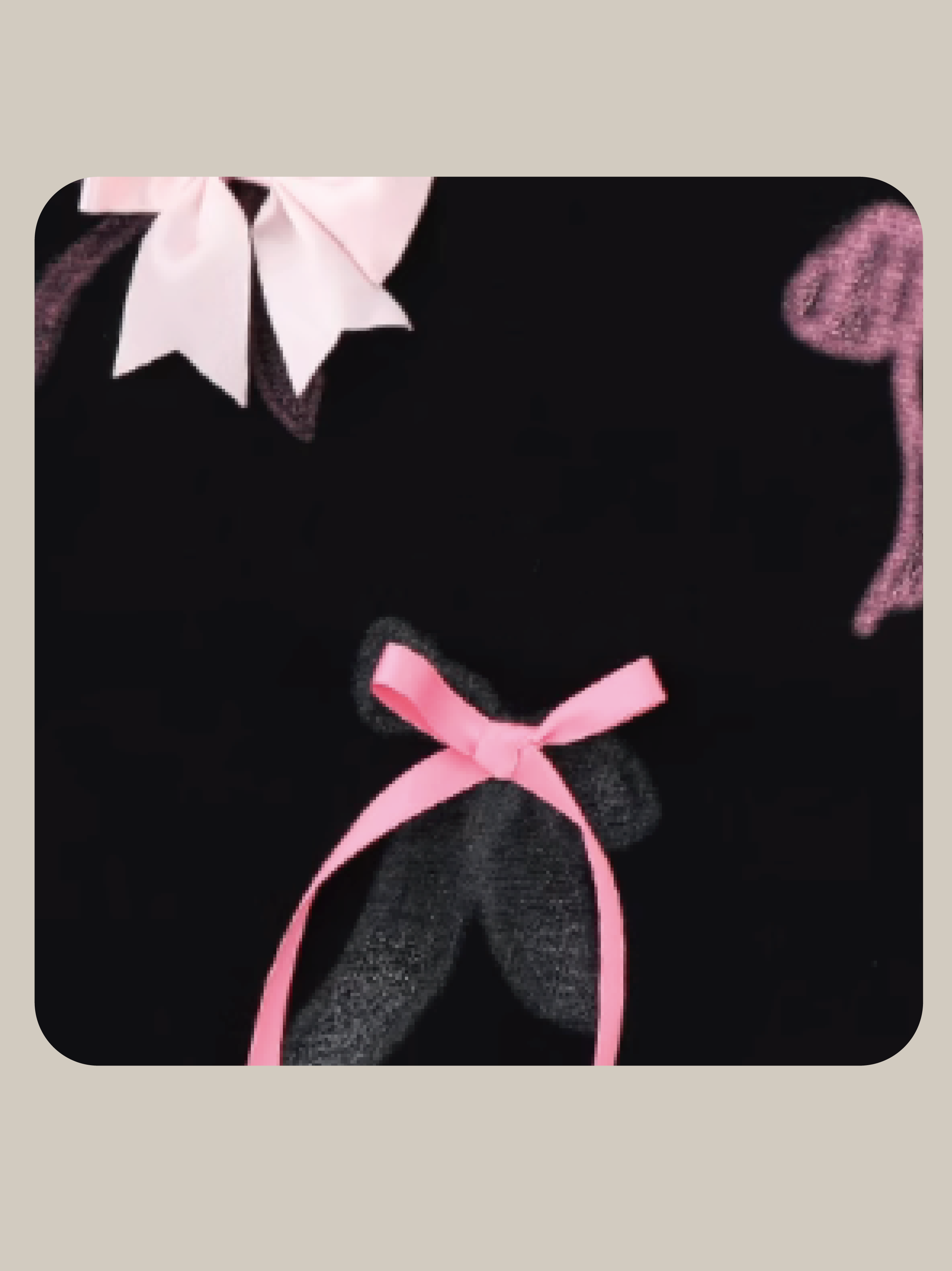 Ribbon Motif T-shirt/リボンモチーフTシャツ