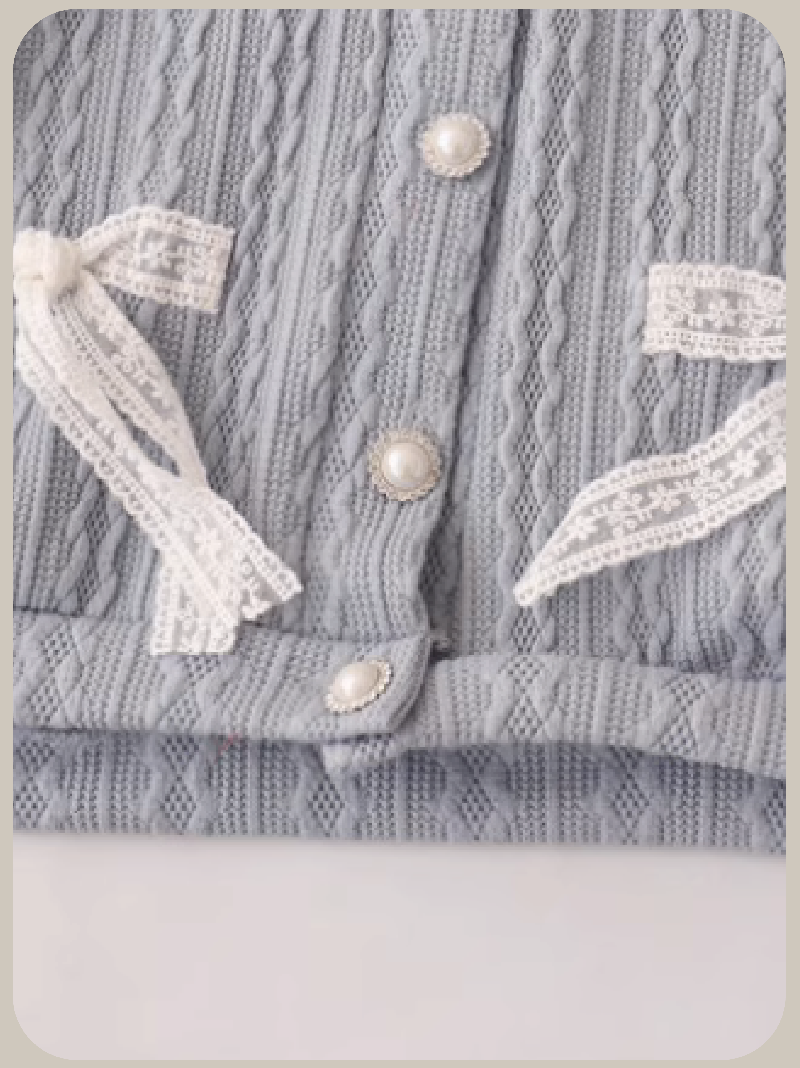 Knit Ribbon Set up/ニットリボンセットアップ