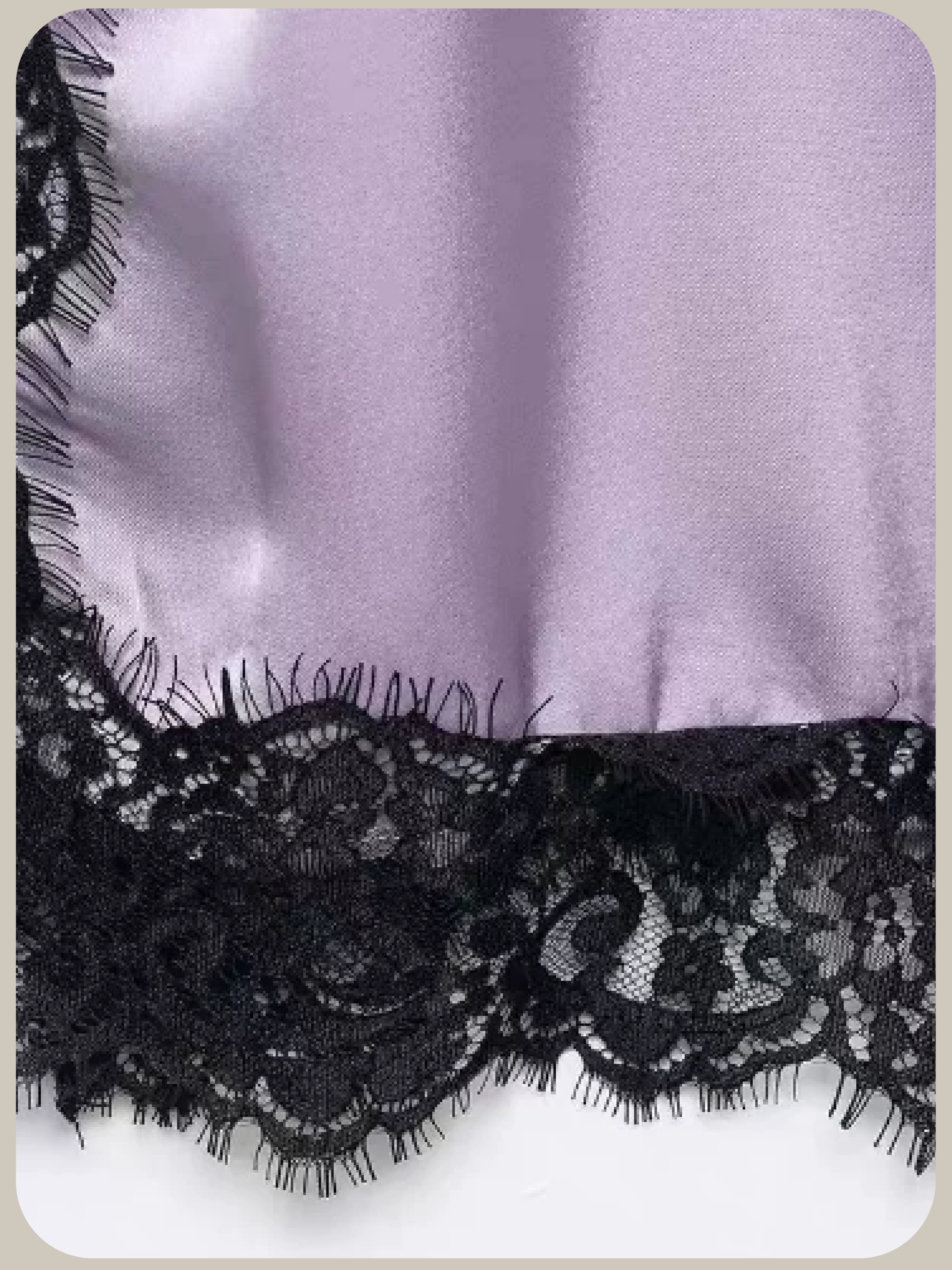 Satin Lace Trim Cami/サテンレーストリムキャミ