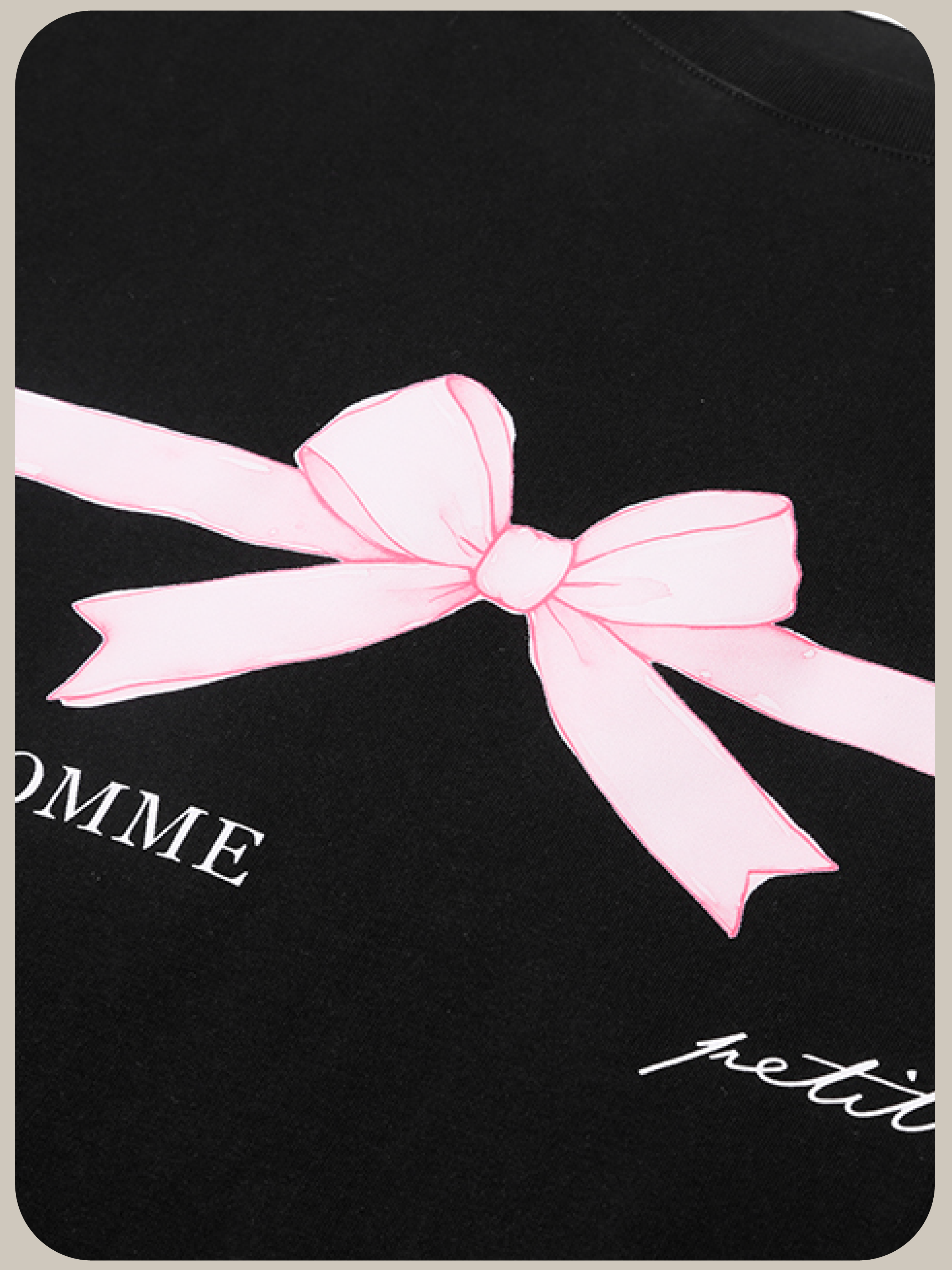 PETIT Bow Silhouette T