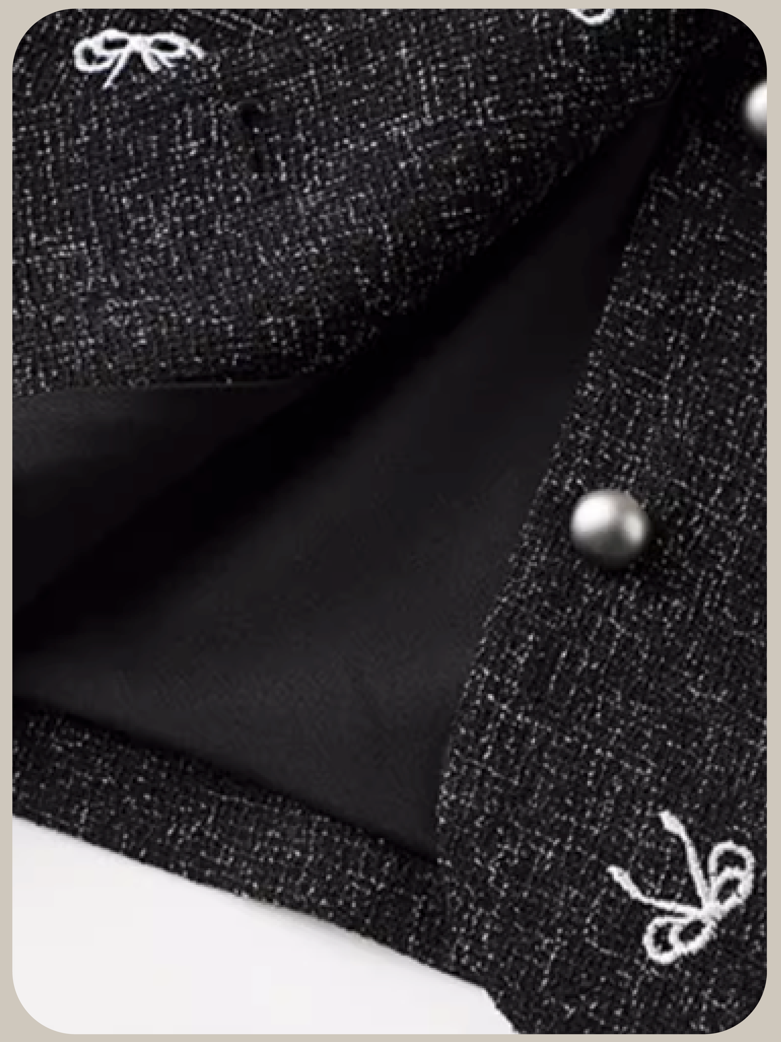 Design Collar Ribbon Deco Jacket Set Up/デザインカラーリボンデコジャケットセットアップ