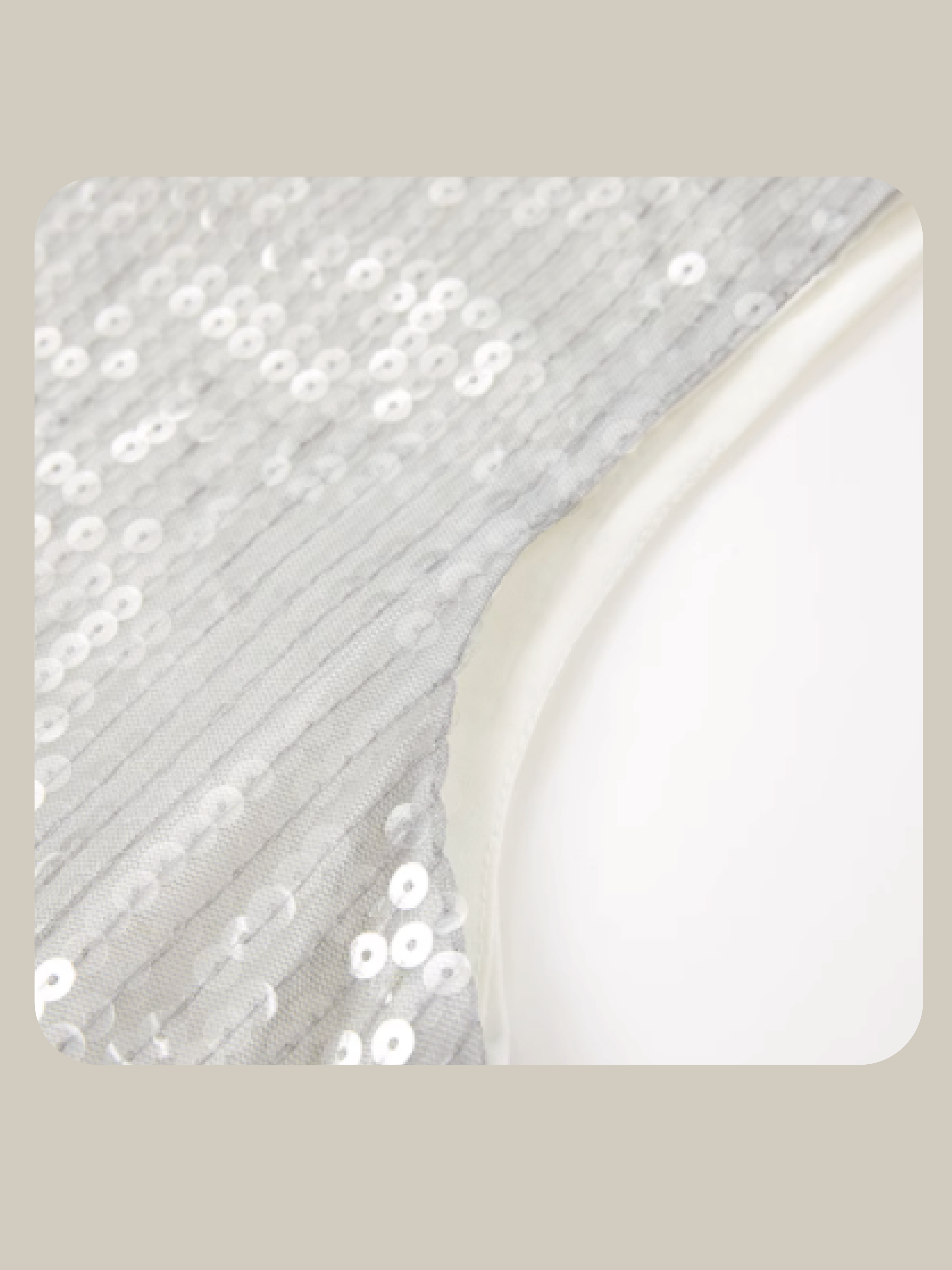 Silver Beads Frill One Piece/シルバービーズフリルワンピース