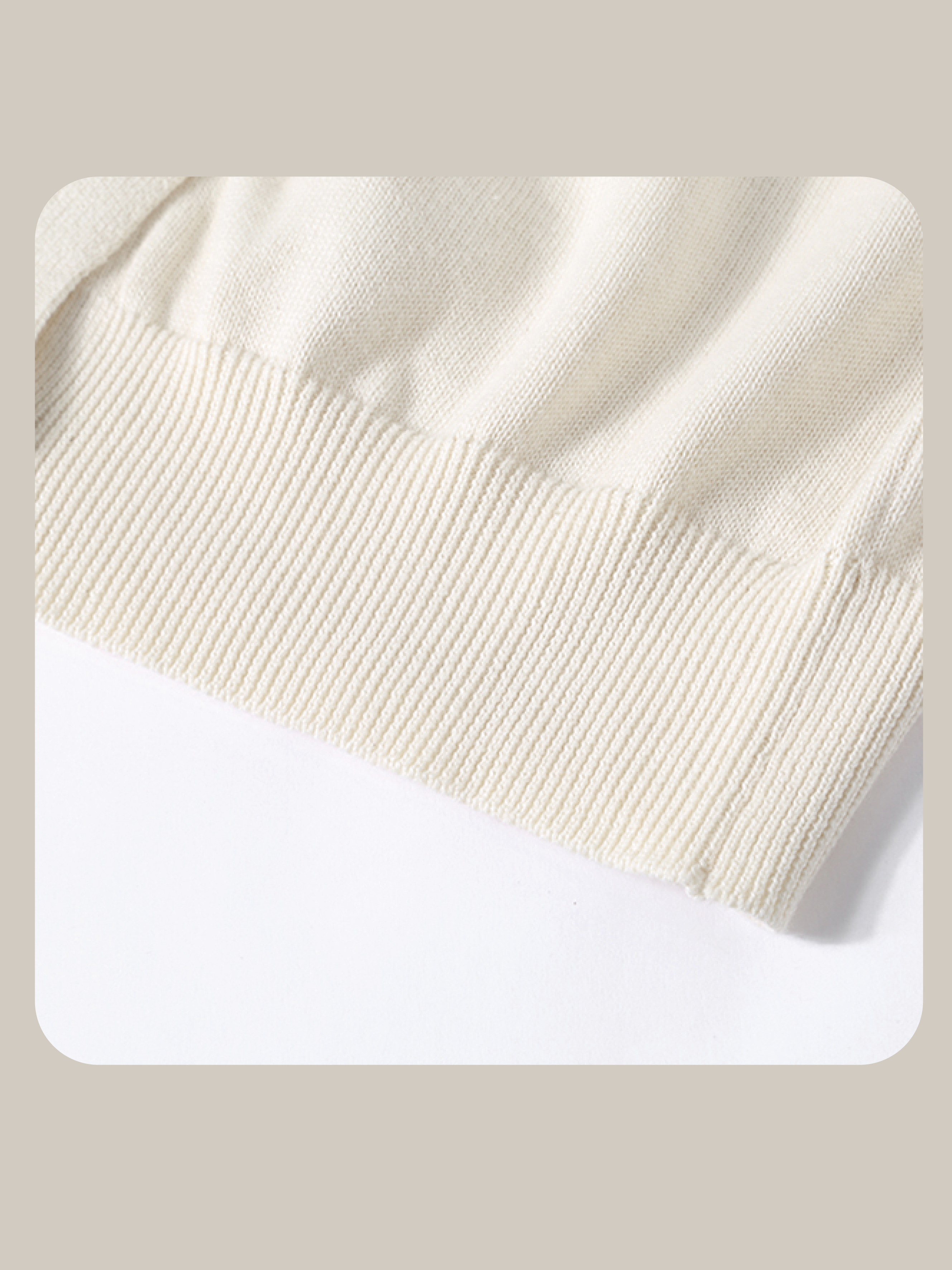 予約商品・LA POMME petit Icon Cardigan Ivory