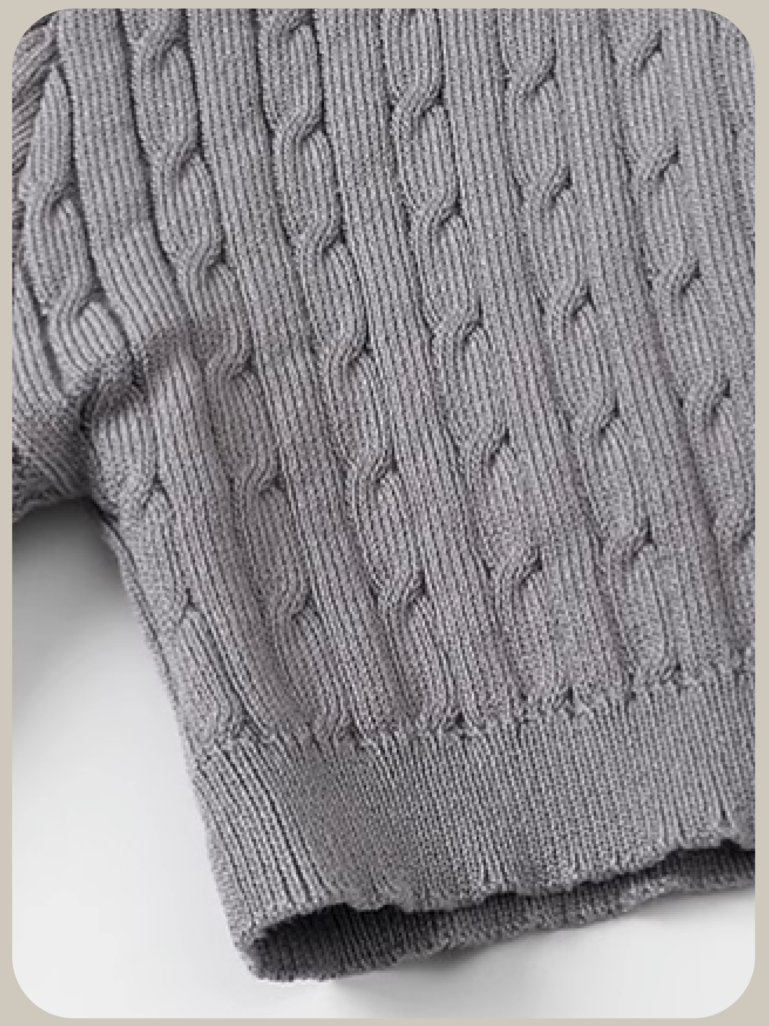 Elegant Gray Summer Knit/エレガントグレーサマーニット