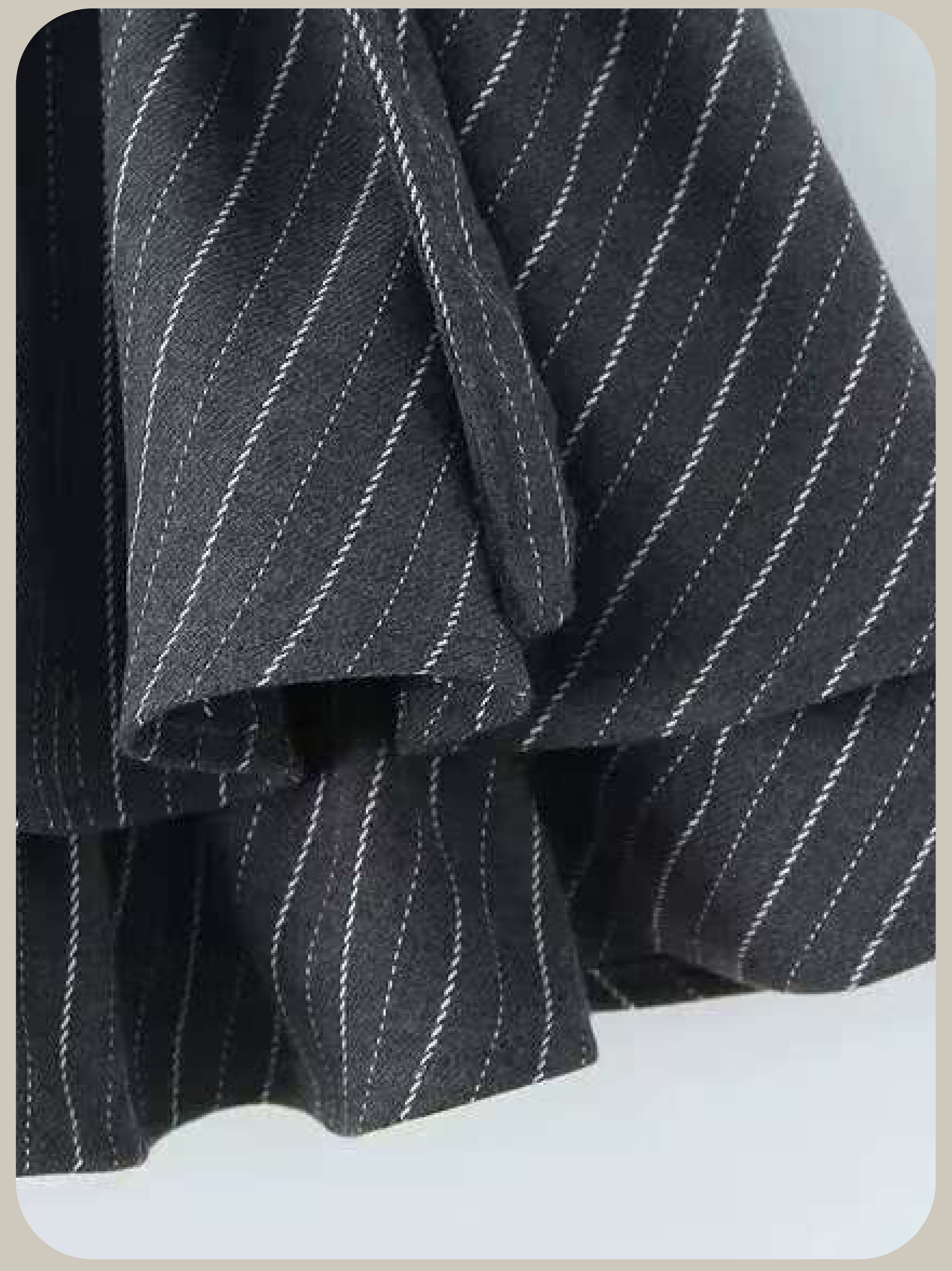 Striped Tiered Mini Skirt/ストライプ柄ティアードミニスカート
