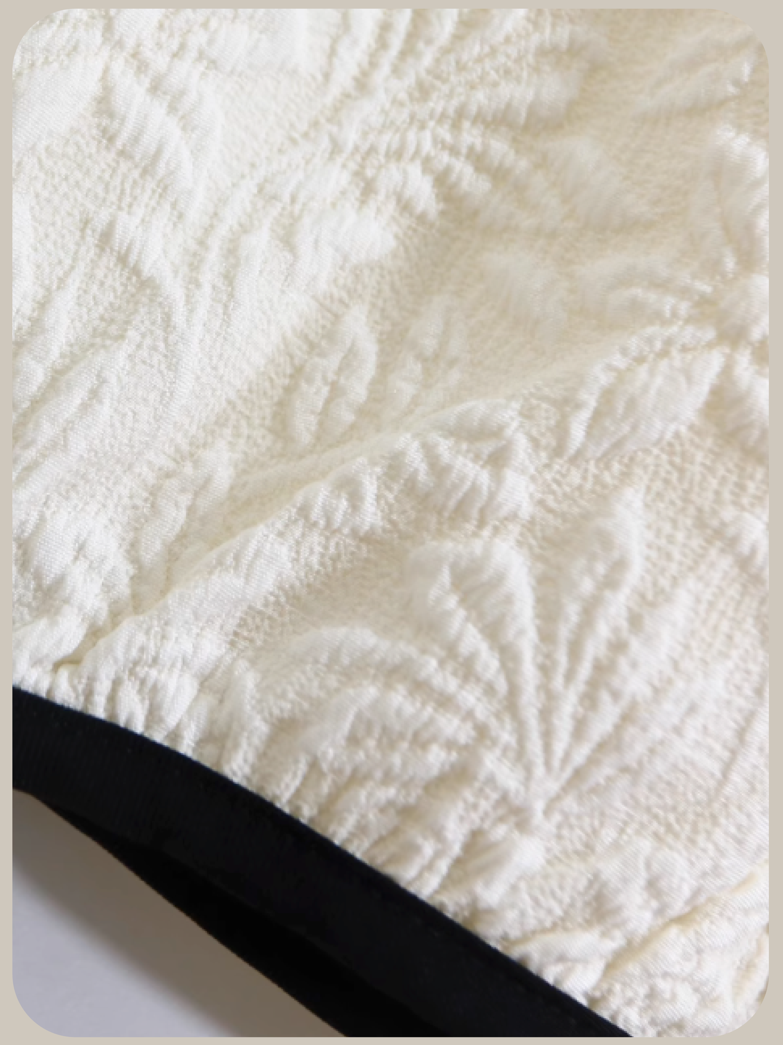 French Emboss Ribbon Shirt/フレンチエンボスリボンシャツ