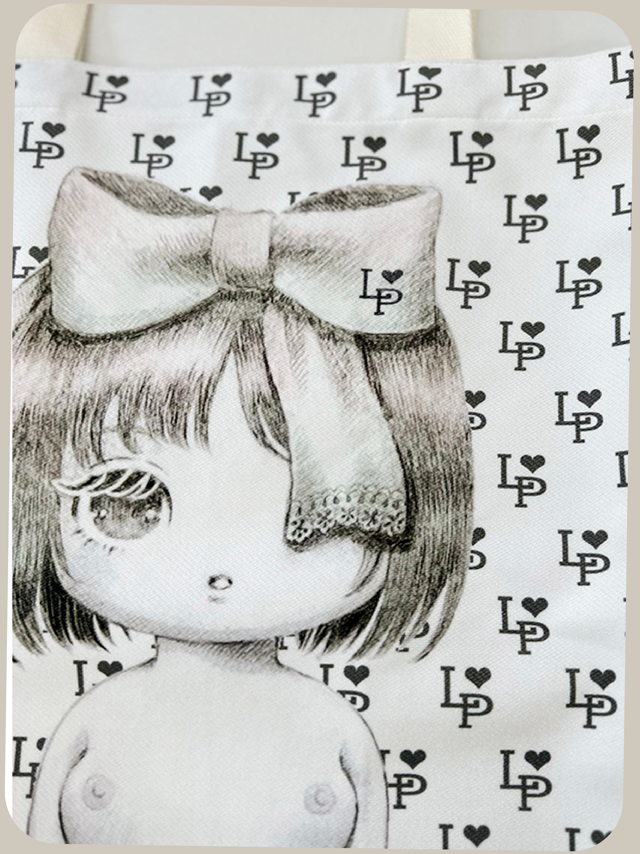 MURAKAMI MOE LA POMME petit Collaboration Girls Big Tote Bag