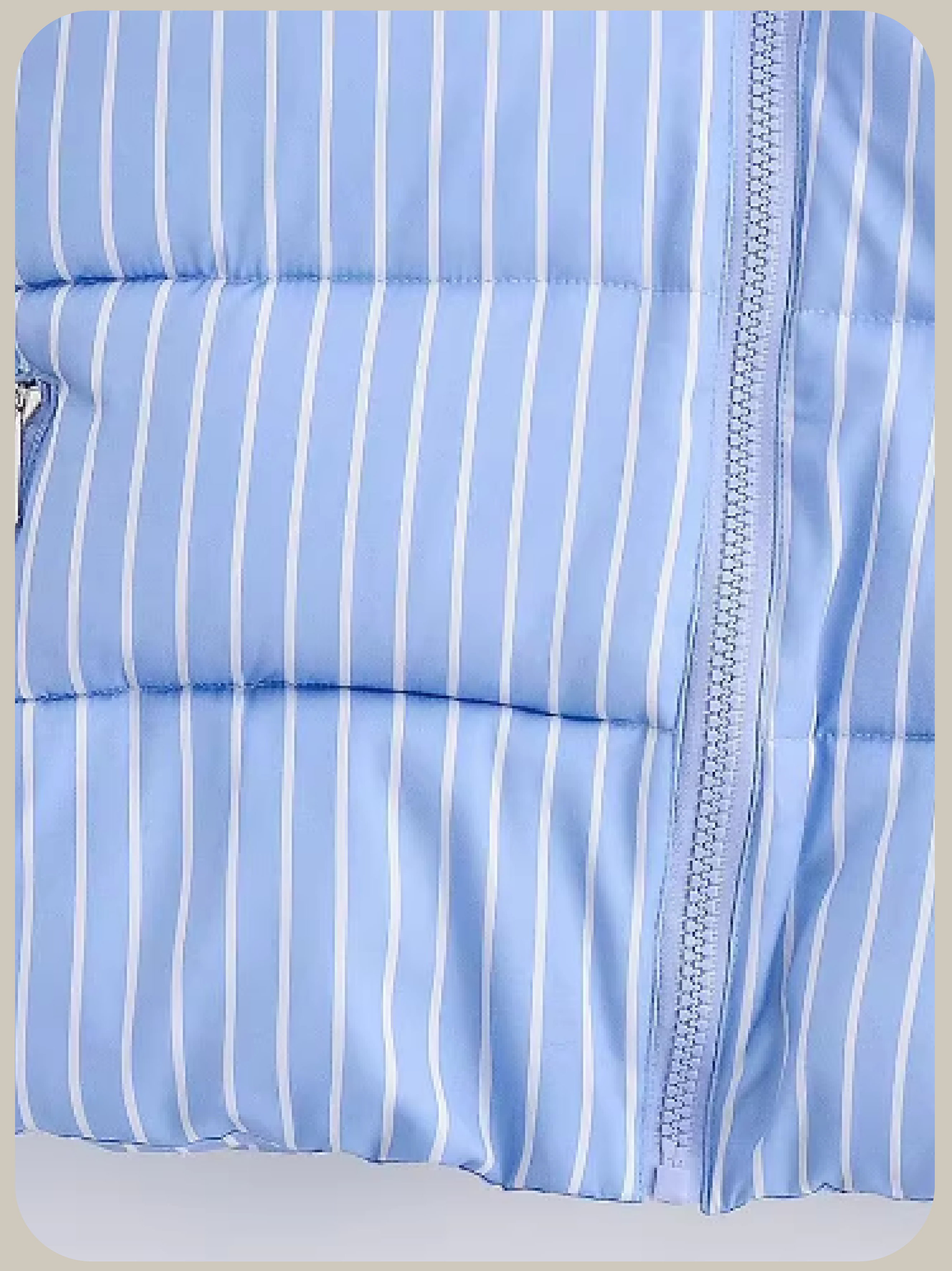 Blue Stripe Down Jacket/ブルーストライプダウンジャケット