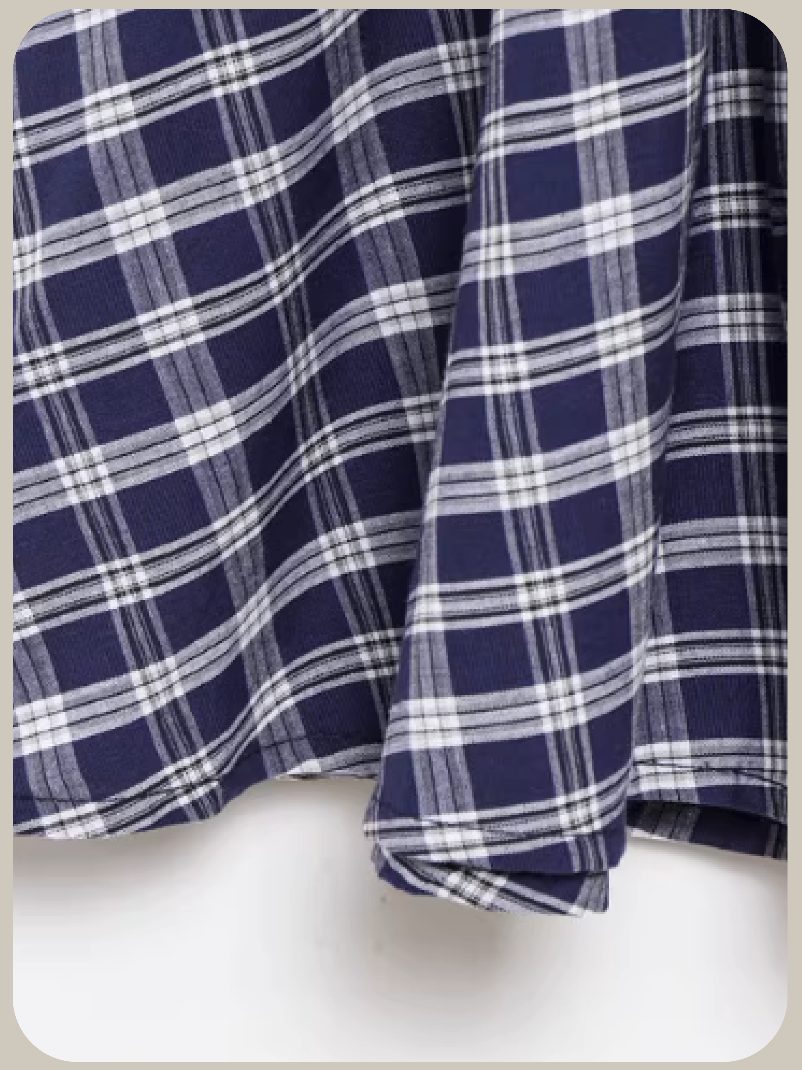 Blue Plaid Cami Dress/ブルーチェック柄キャミドレス