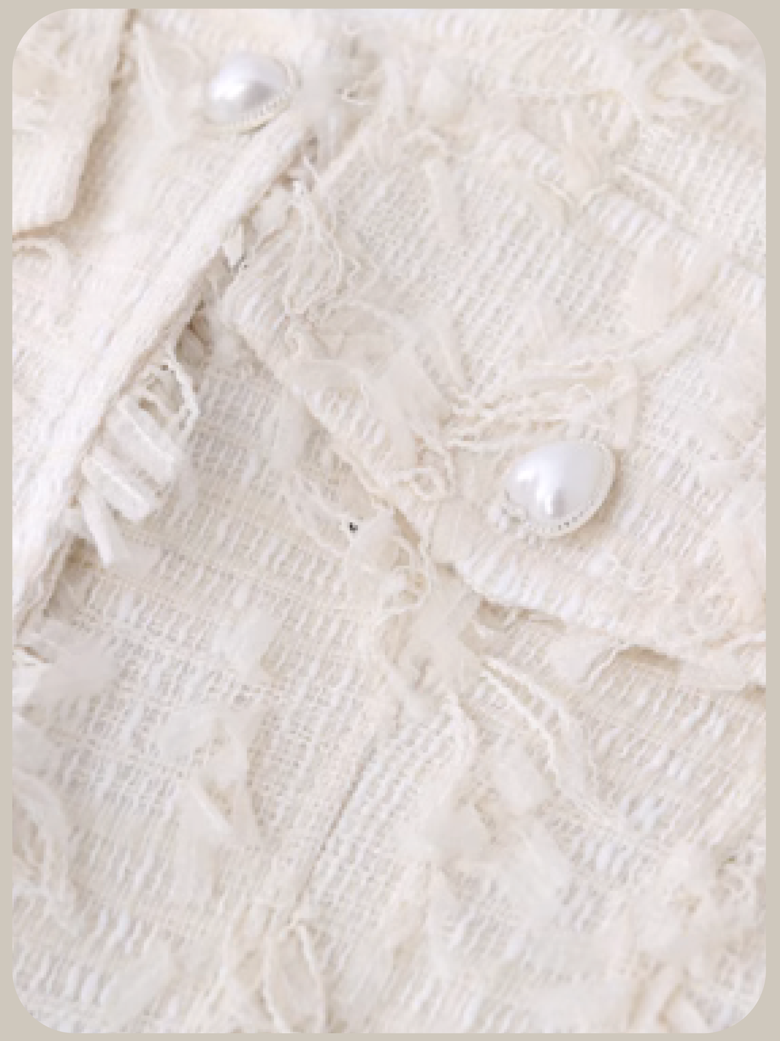 Princess Pearl Button Sheer Jacket Set-Up/プリンセスパールボタンシアージャケットセットアップ