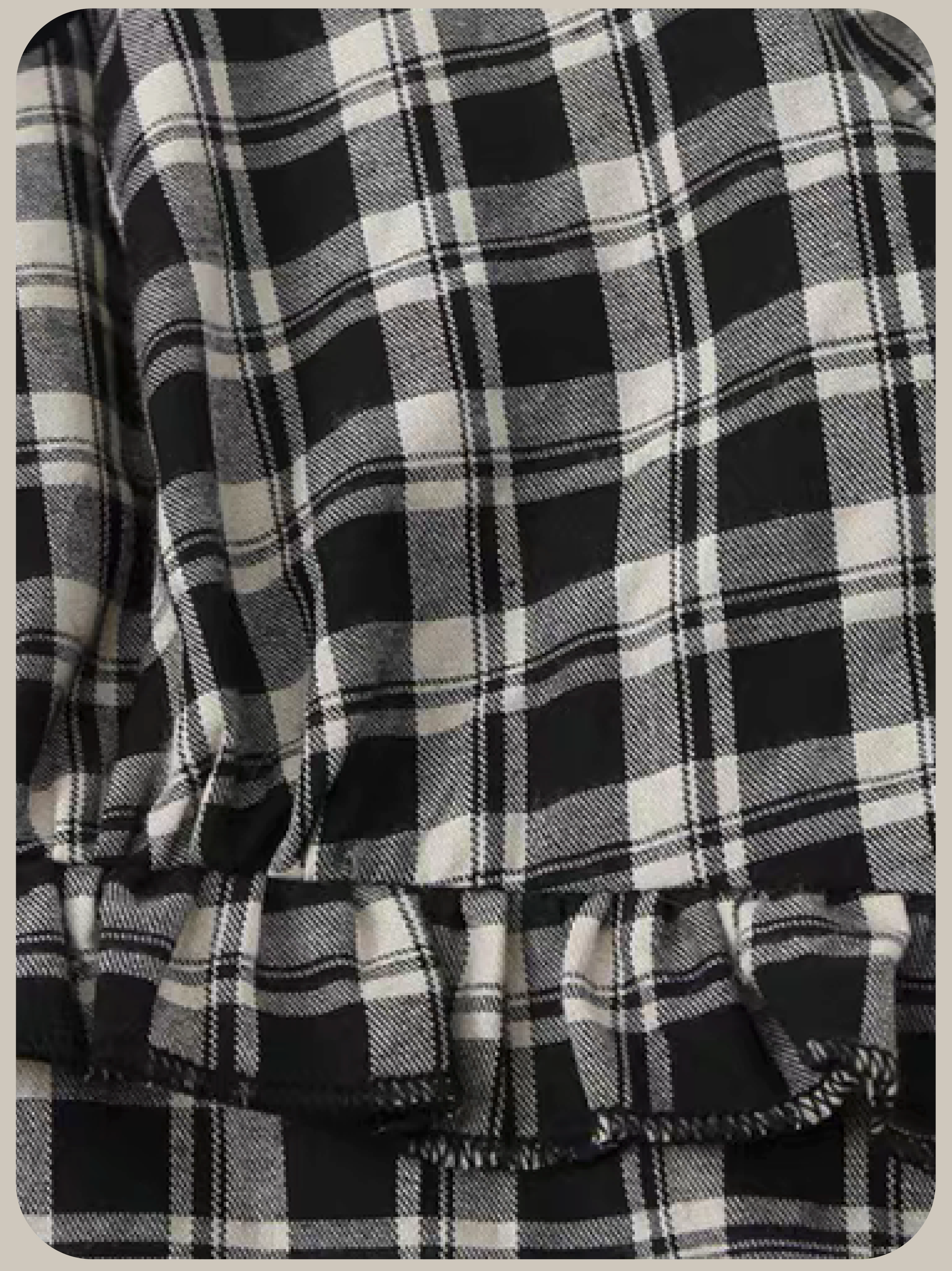 Gingham Check Lace Trim Cropped Top/ギンガムチェックレーストリムクロップドトップス