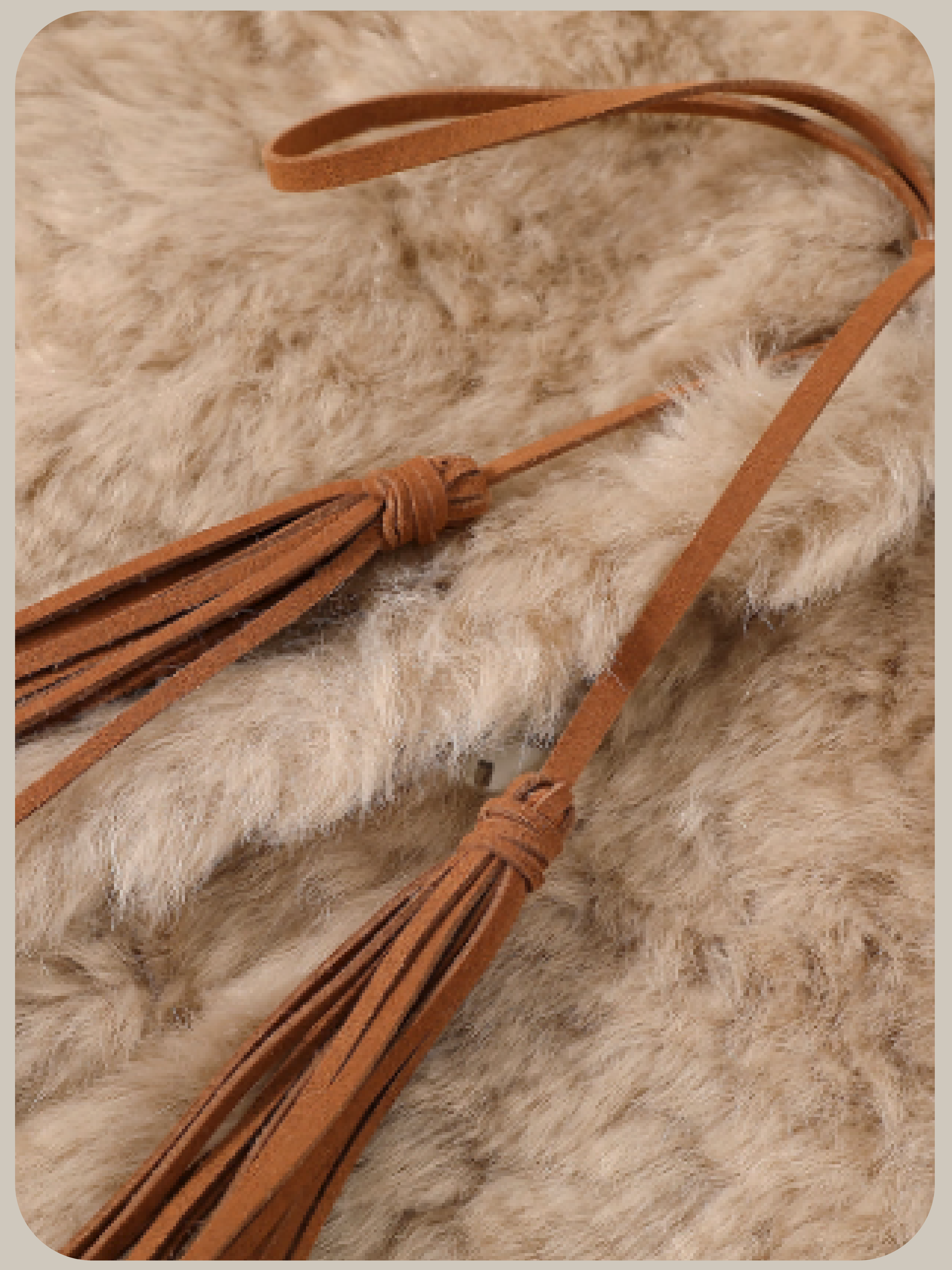 Lace Up Sweet Faux Fur Coat/レースアップスイートフェイクファーコート