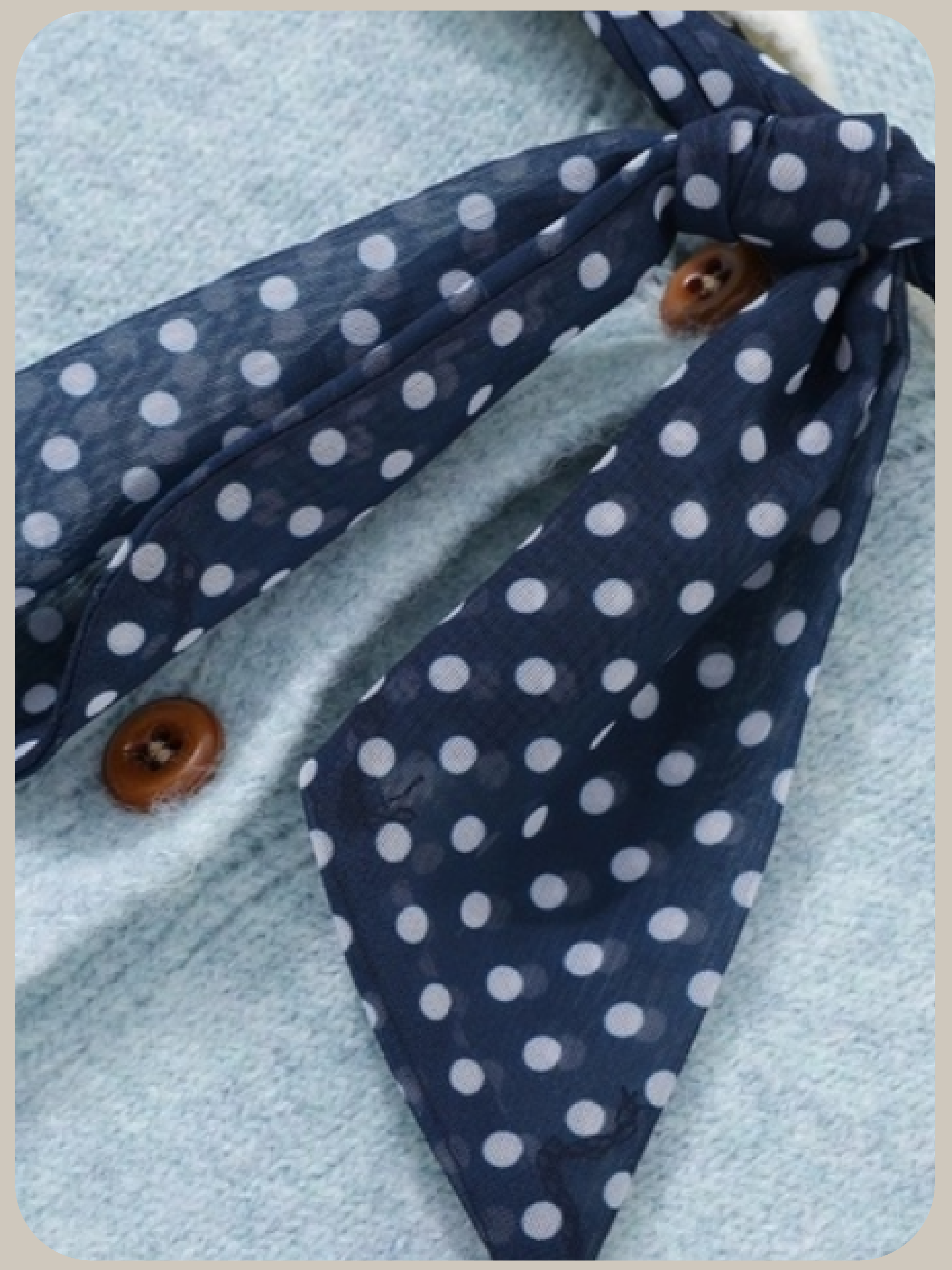 Baby Blue Tie Cardigan/ベビーブルーネクタイカーディガン