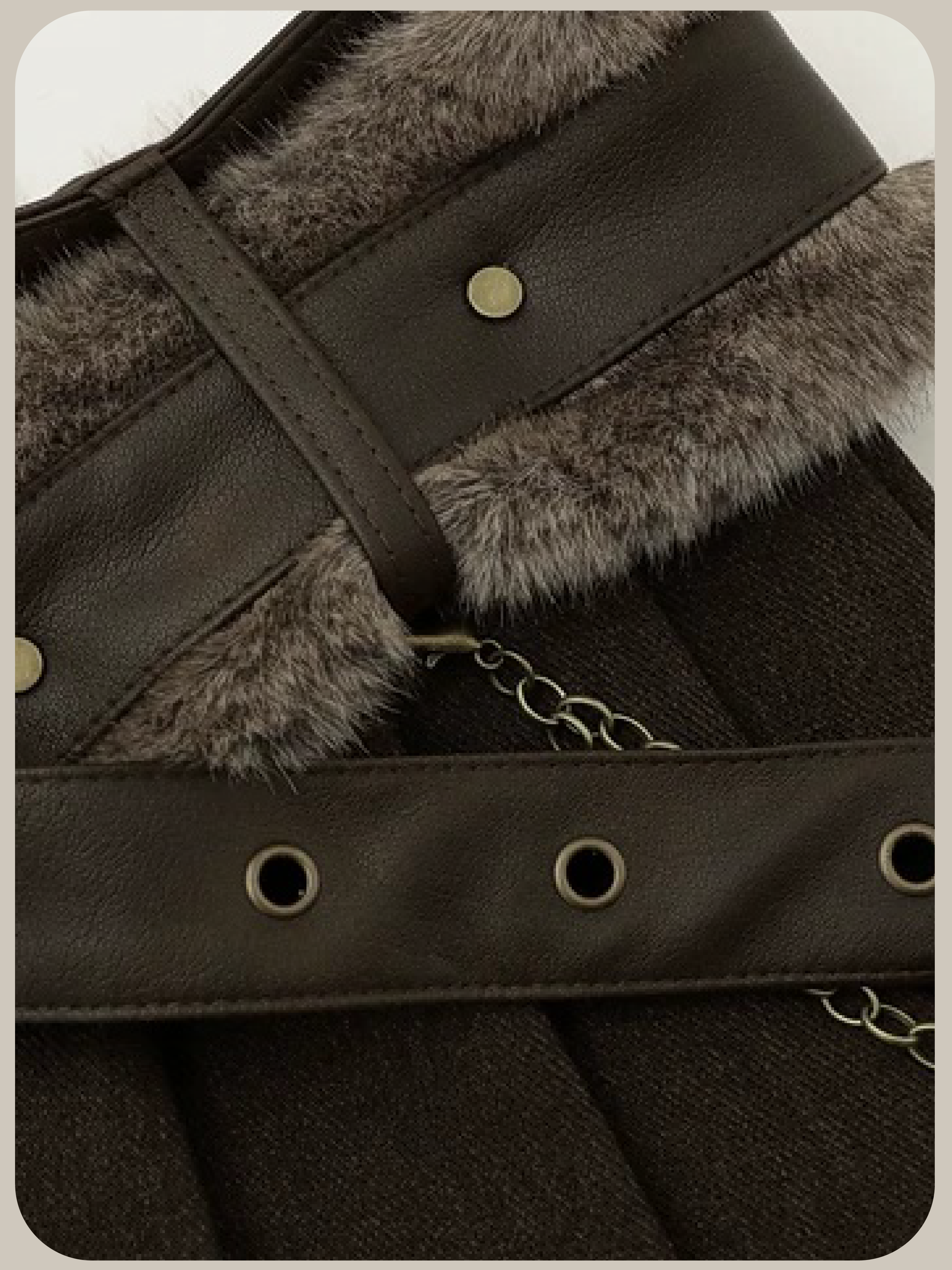 Fur Belt Pleats Mini Skirt/ファーベルトプリーツミニスカート