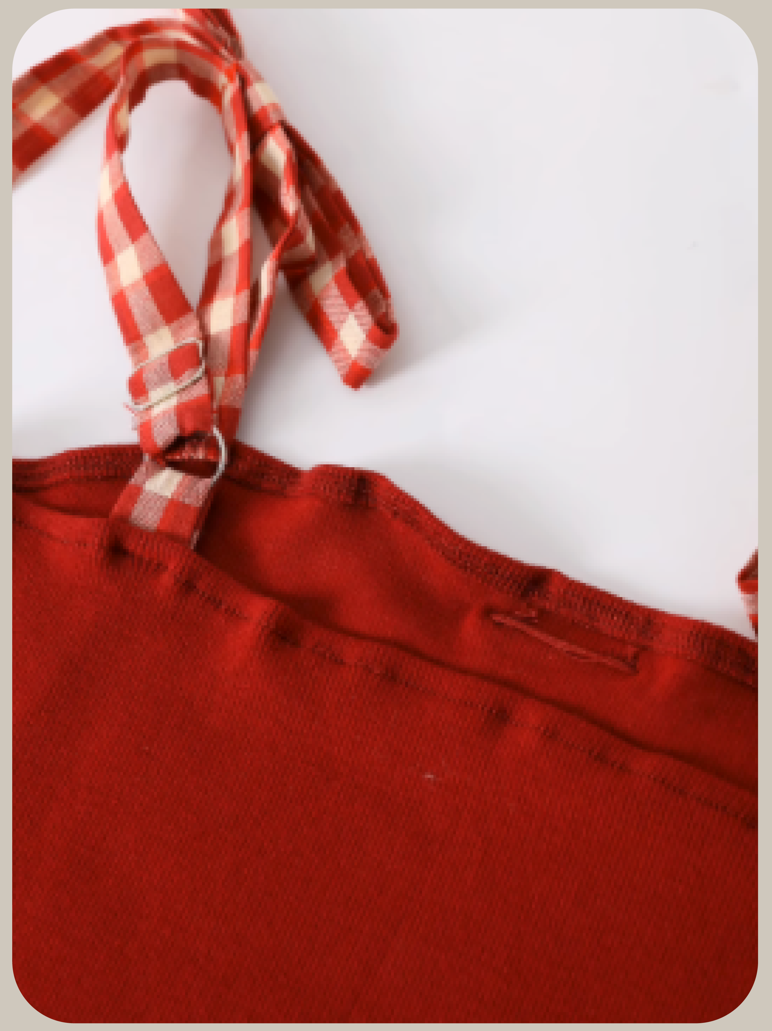 High Waist Vichy Style Skirt Set Up/ハイウエストヴィシースタイルスカートセットアップ