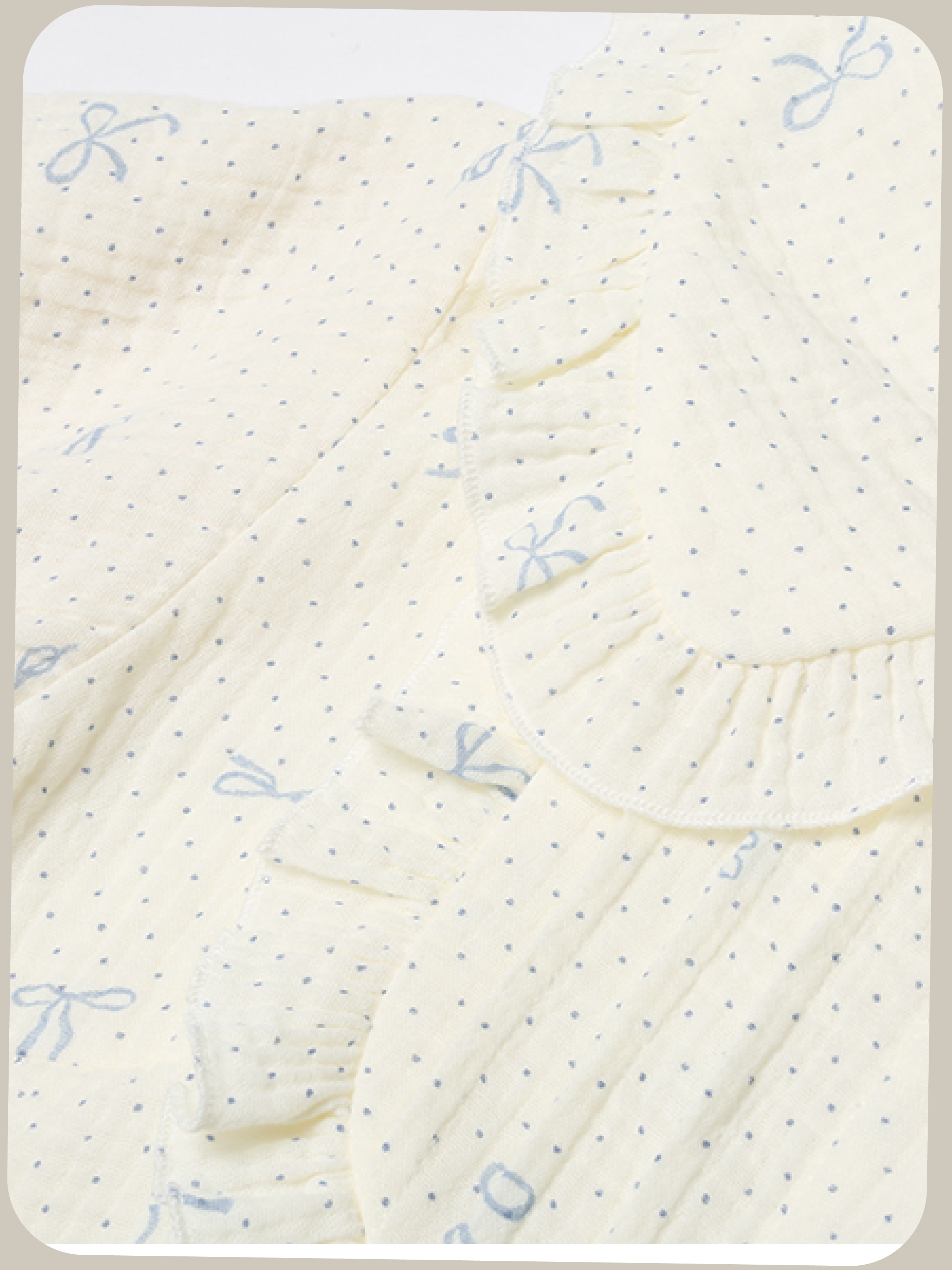 Ruffle Dotted Bow Blouse フリルドットボウブラウス