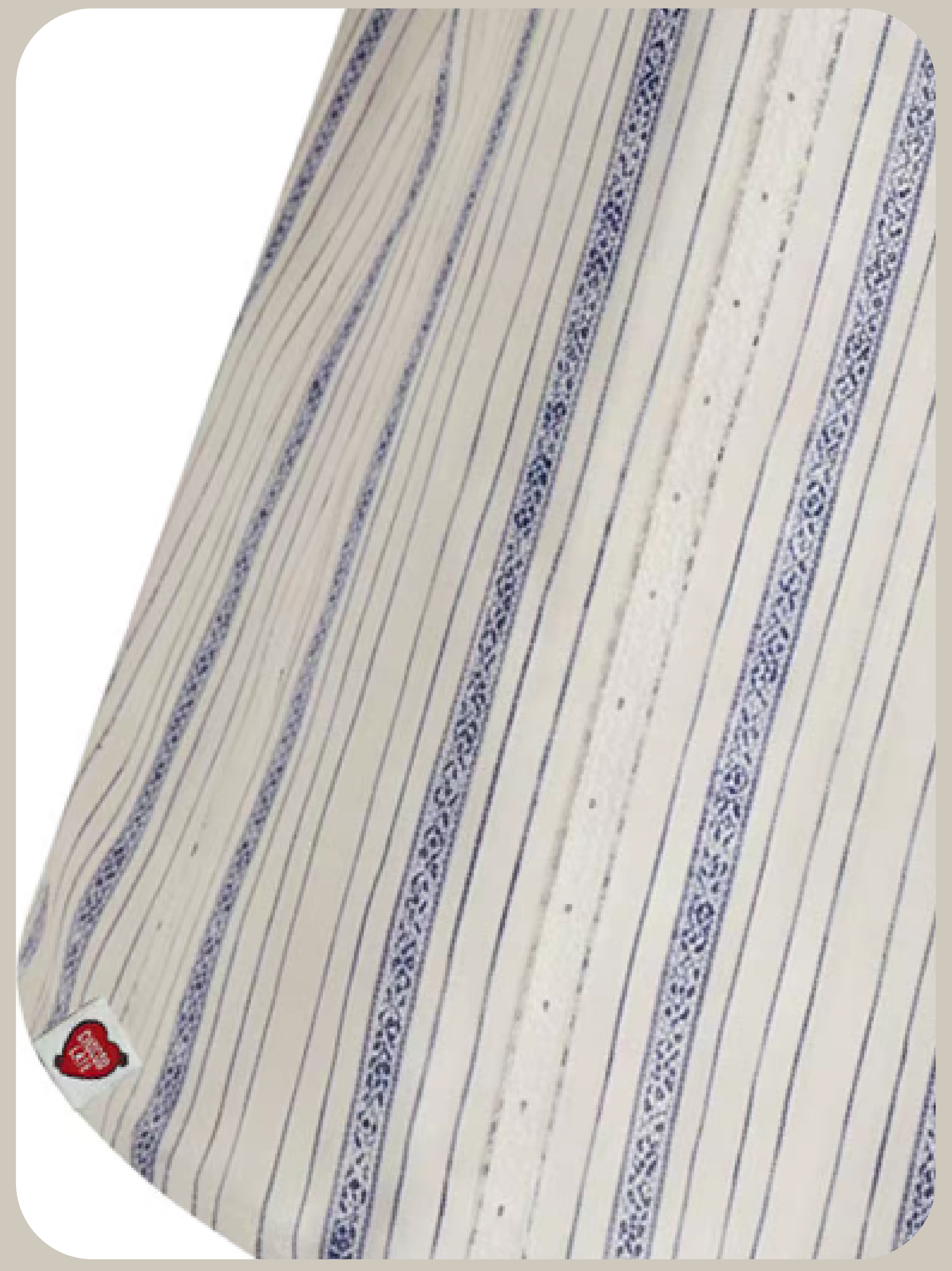 Asymmetry Stripe Docking Shirt/アシンメトリーストライプドッキングシャツ