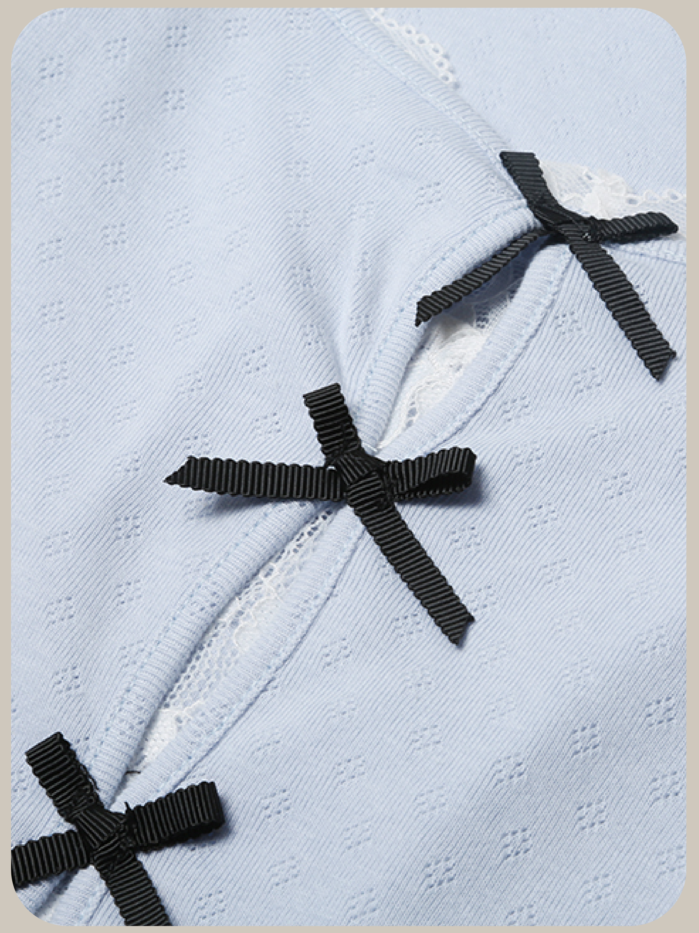 Lace Docking Puff Sleeve T/レースドッキングパフスリーブTシャツ