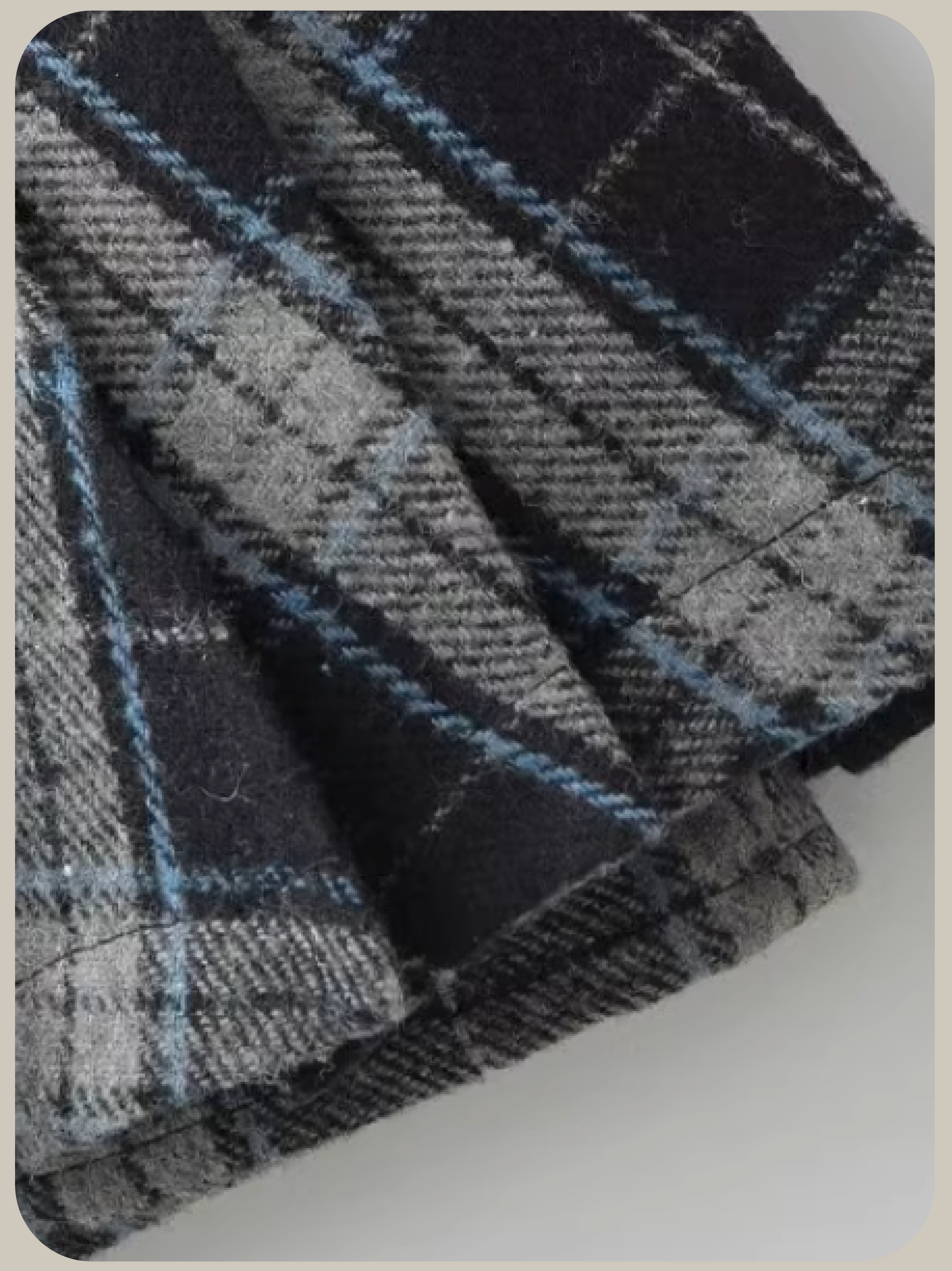 Side Button Plaid Mini Skirt/サイドボタンチェック柄ミニスカート