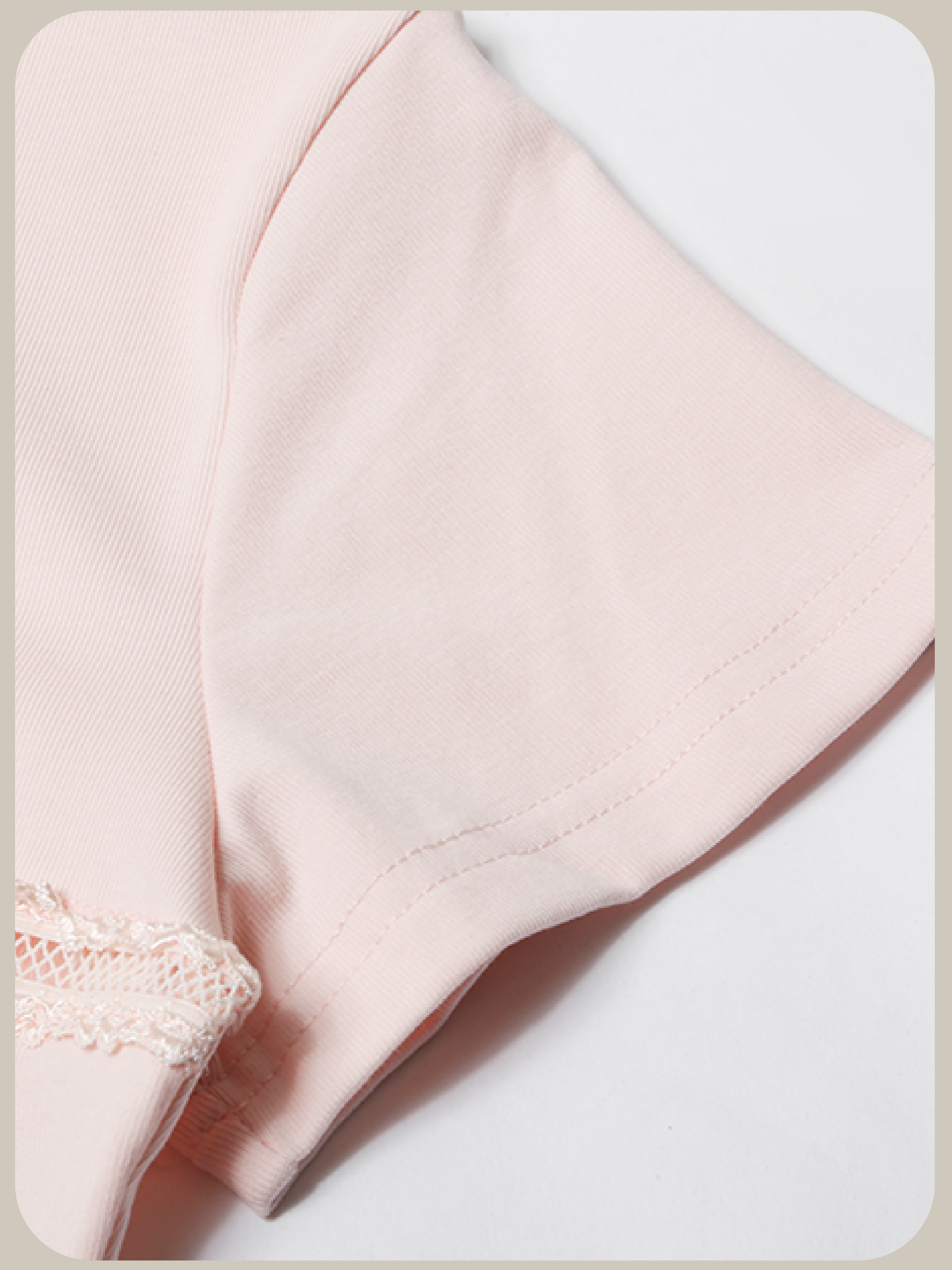 Single Lace Band T/シングルレースバンドTシャツ