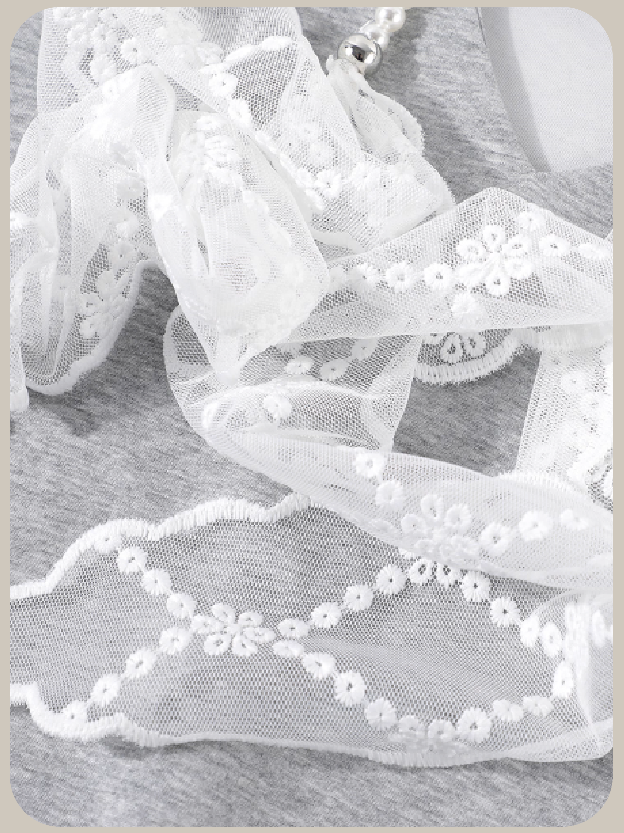 Lace Ribbon Sweat Set Up/レースリボンスウェットセットアップ