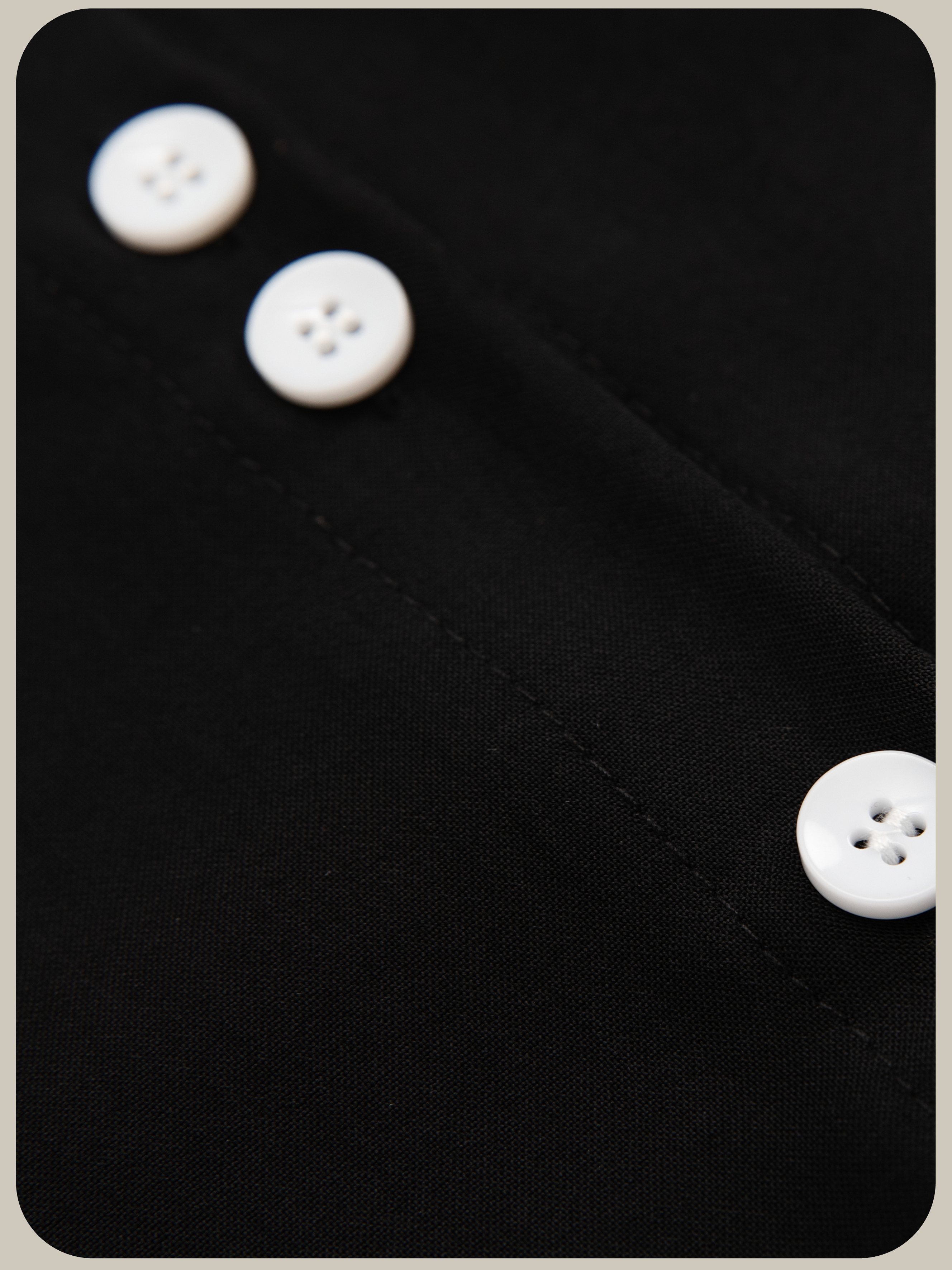 French Contrast Ruffle Collar T/フレンチコントラストラッフルカラーT