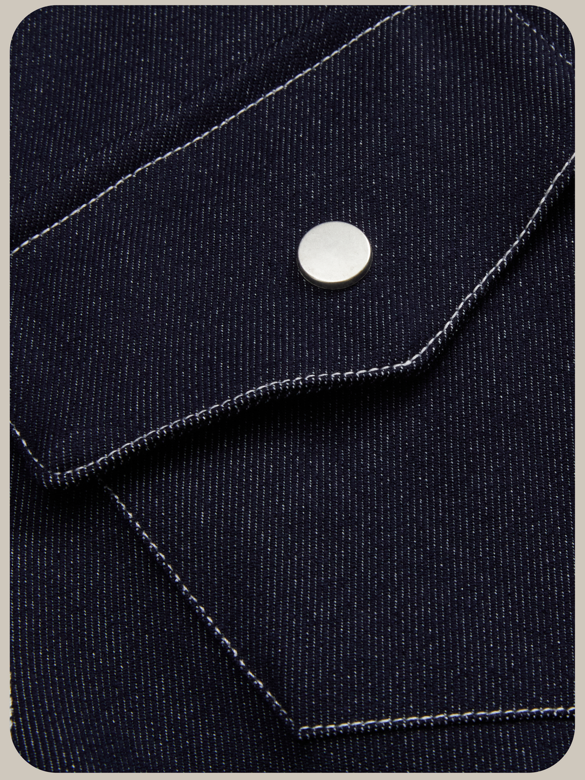 Check Stitching Denim Jacket Set Up/チェックステッチデニムジャケットセットアップ