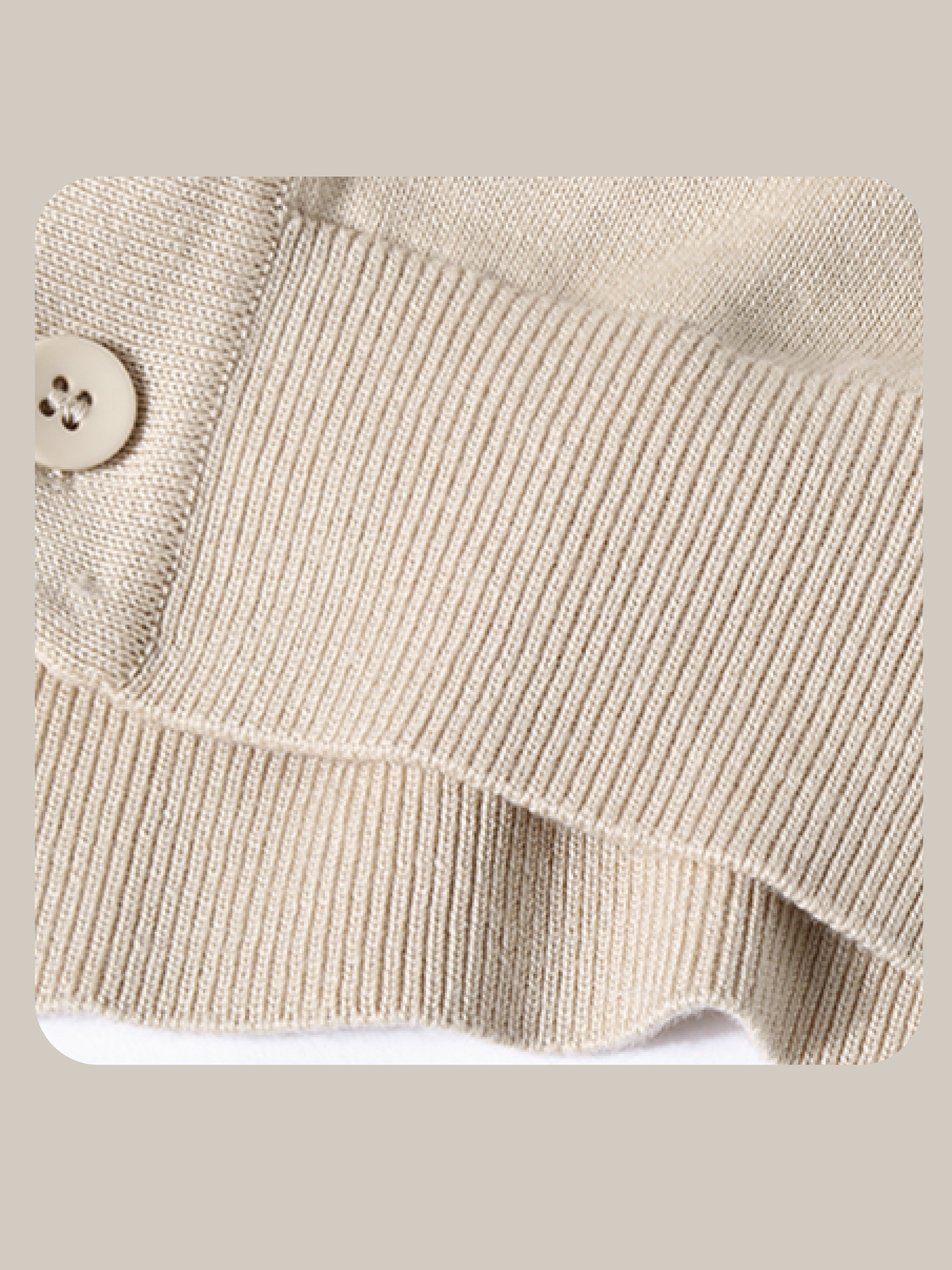 予約商品・LA POMME petit Icon Loose Cardigan Coffee