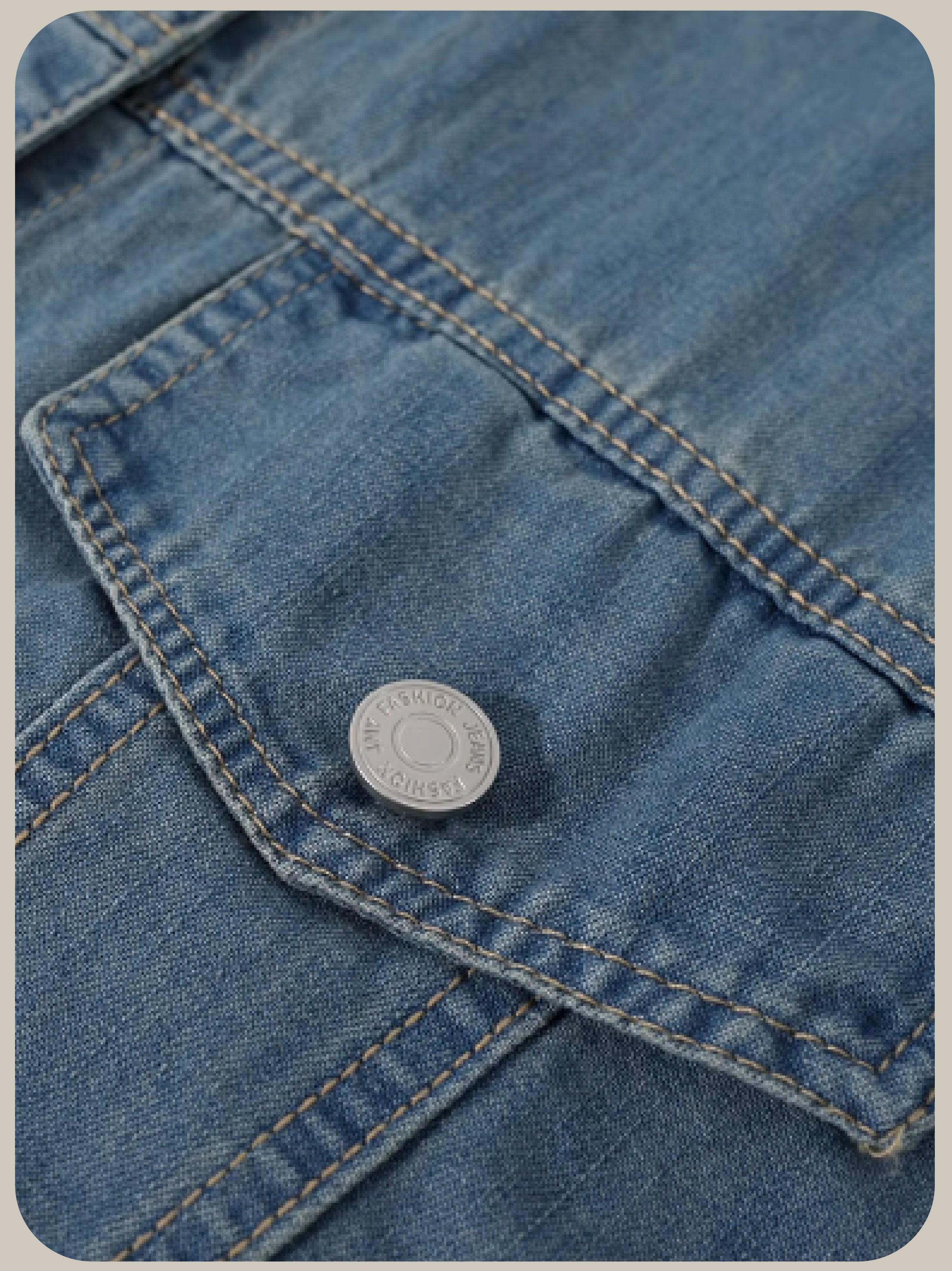 Lace Piping Denim Shirt/レースパイピングデニムシャツ