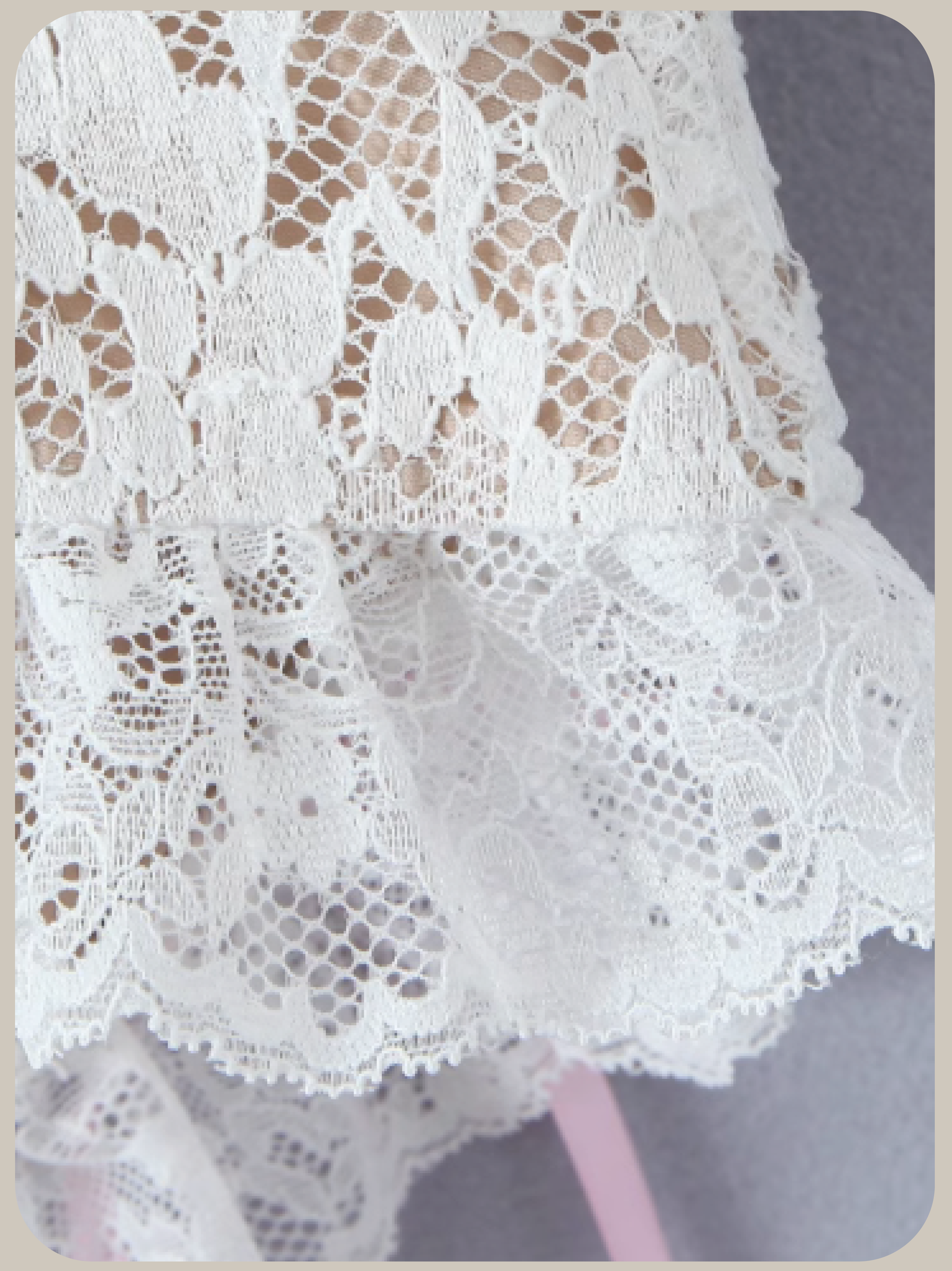 Lace Up Pink Cami/レースアップピンクキャミ