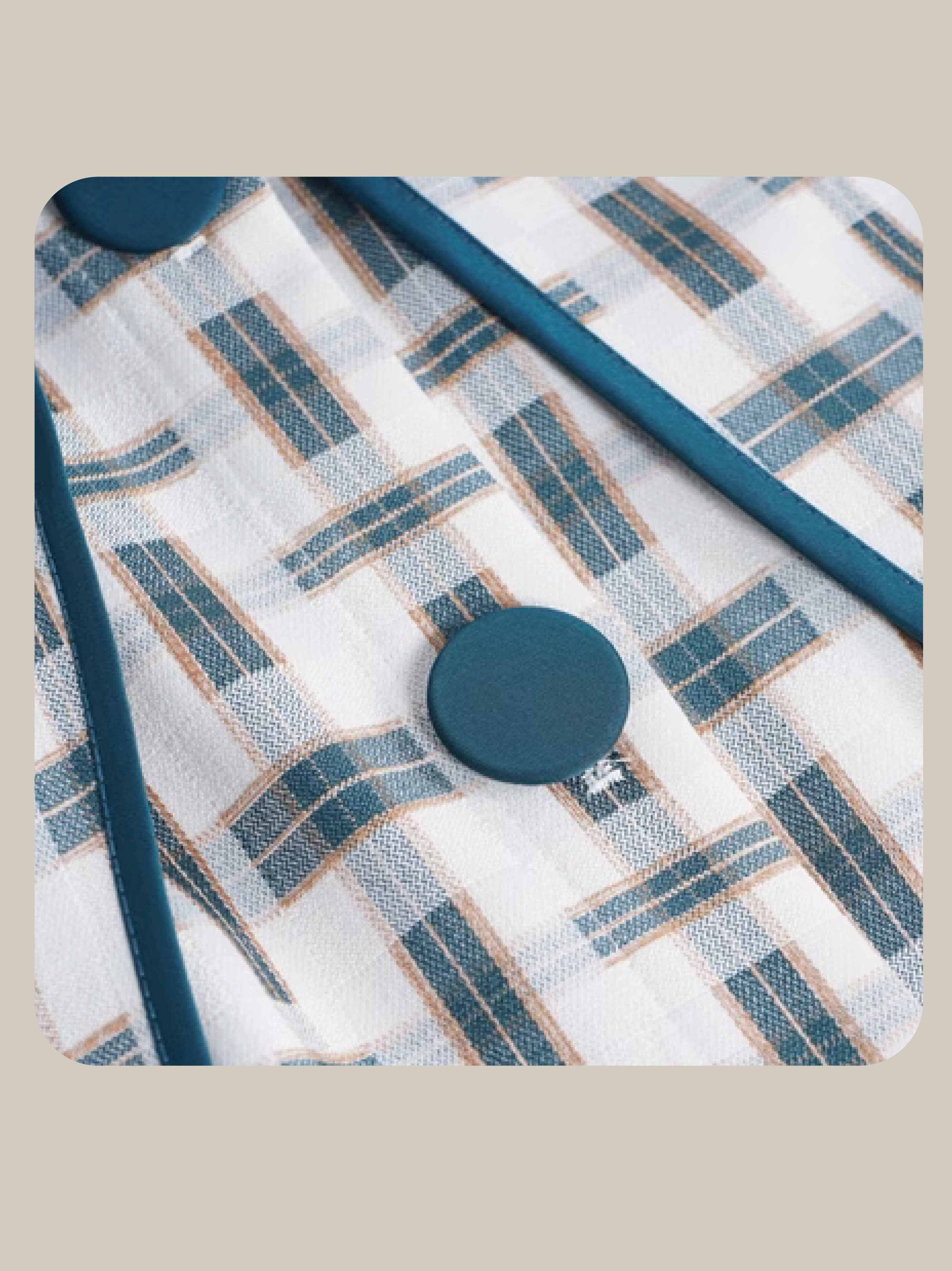 Green Piping Short Pants Set-Up/グリーンパイピングショートパンツセットアップ