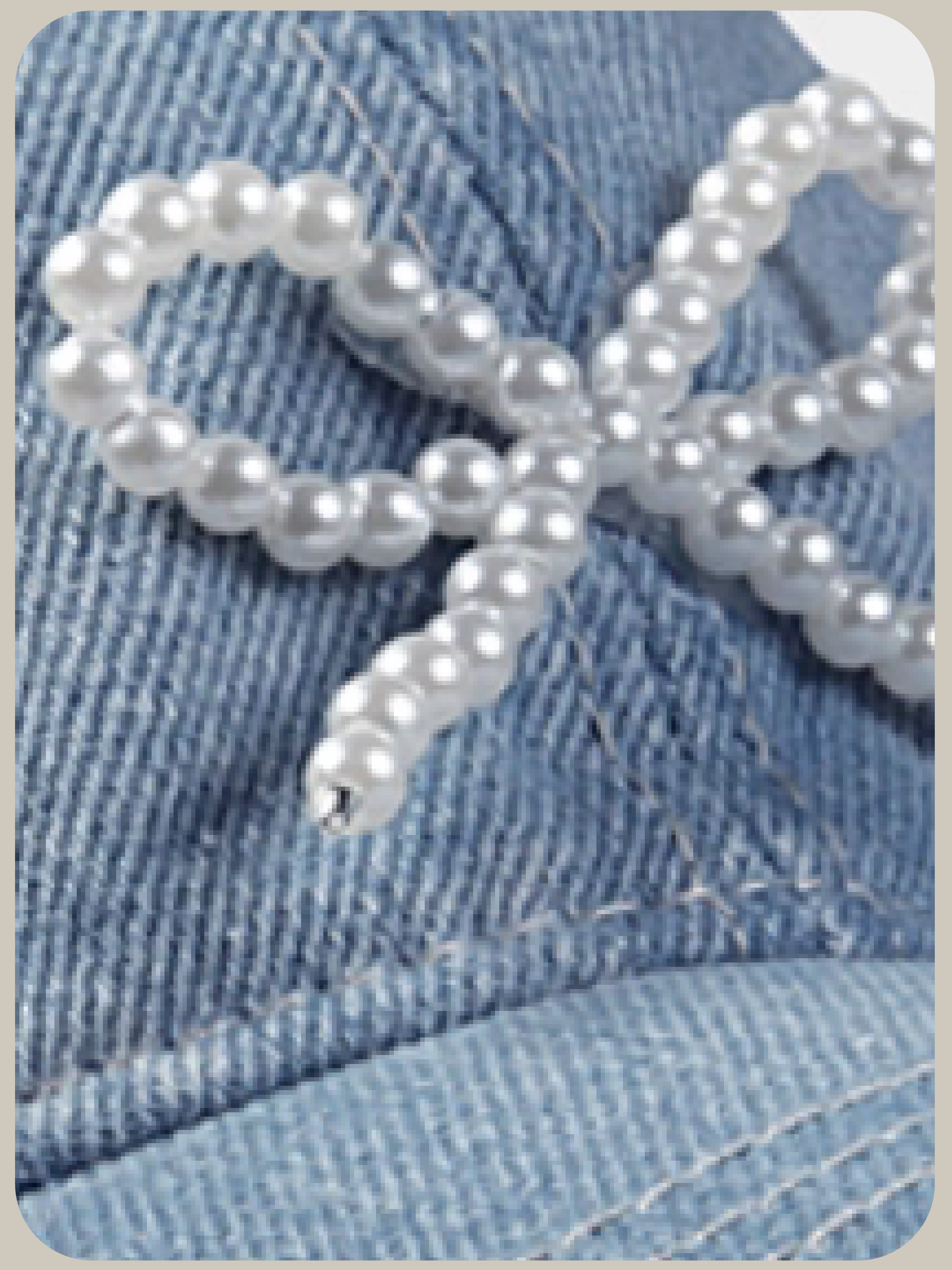 Lace Frill Denim Cap/レースフリルデニムキャップ