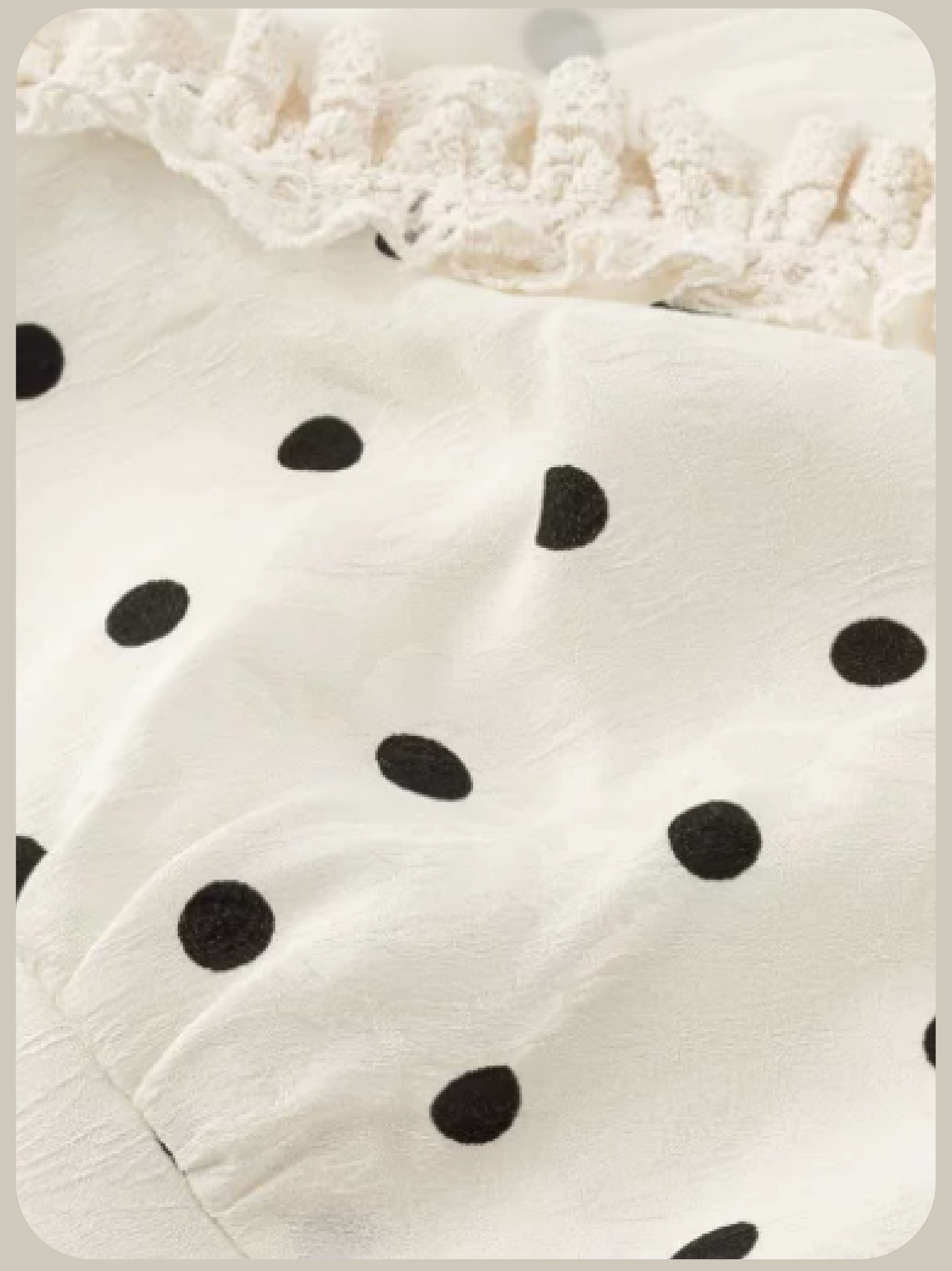 Asymmetry Ruffle Dots Cami Dress/アシンメトリーフリルドットキャミドレス