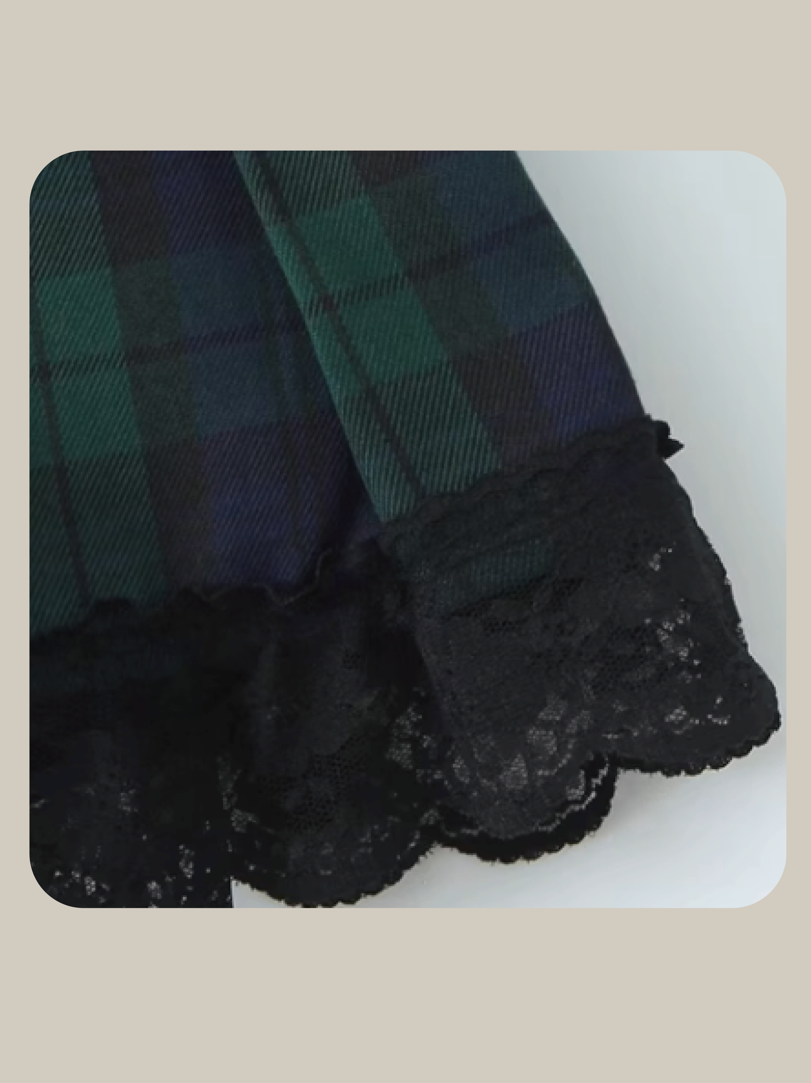 Buckle Check Pleats Skirt/バックルチェックプリーツスカート