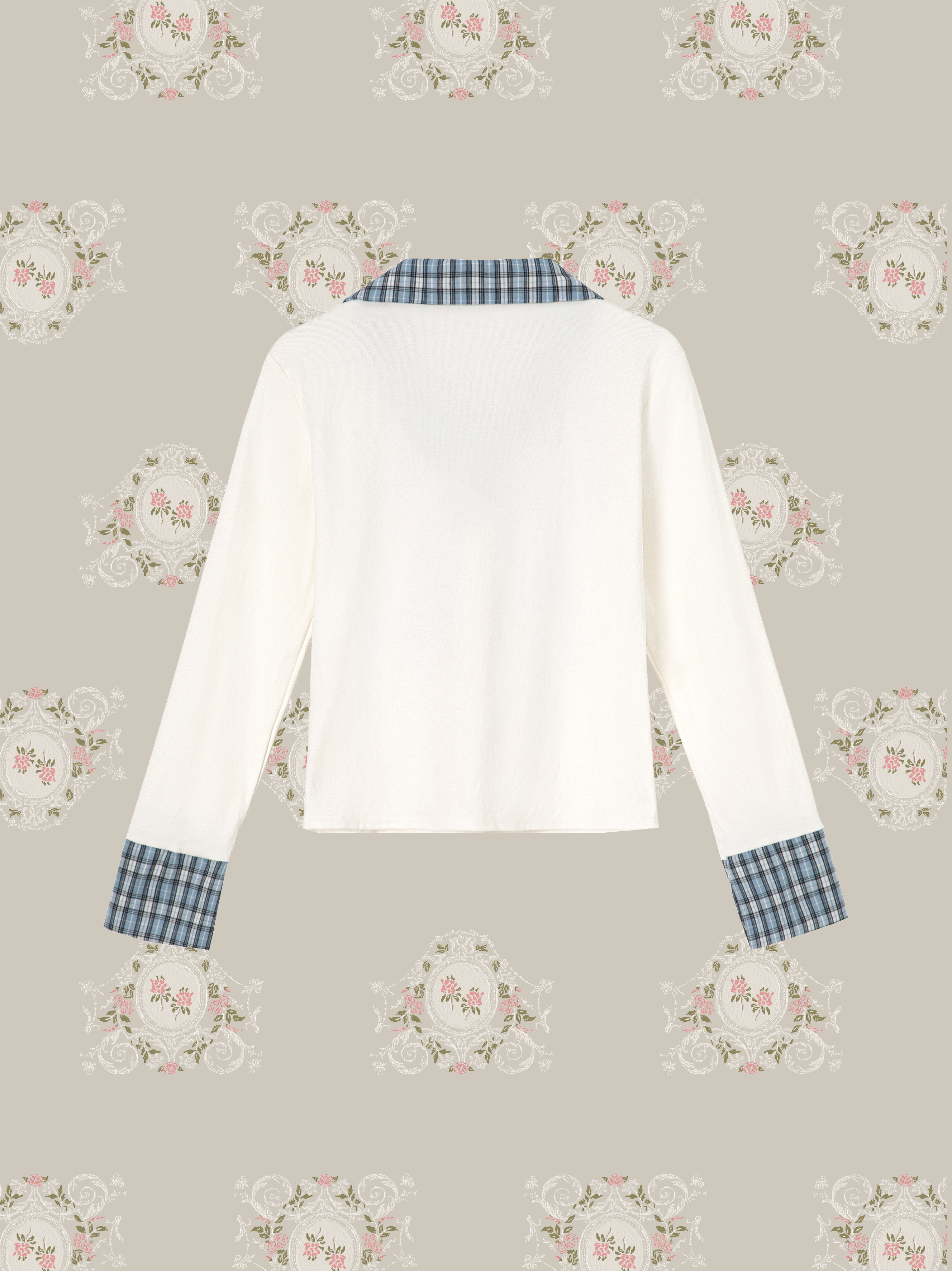 Bow Tie Patchwork T Shirt/ネクタイパッチワークTシャツ
