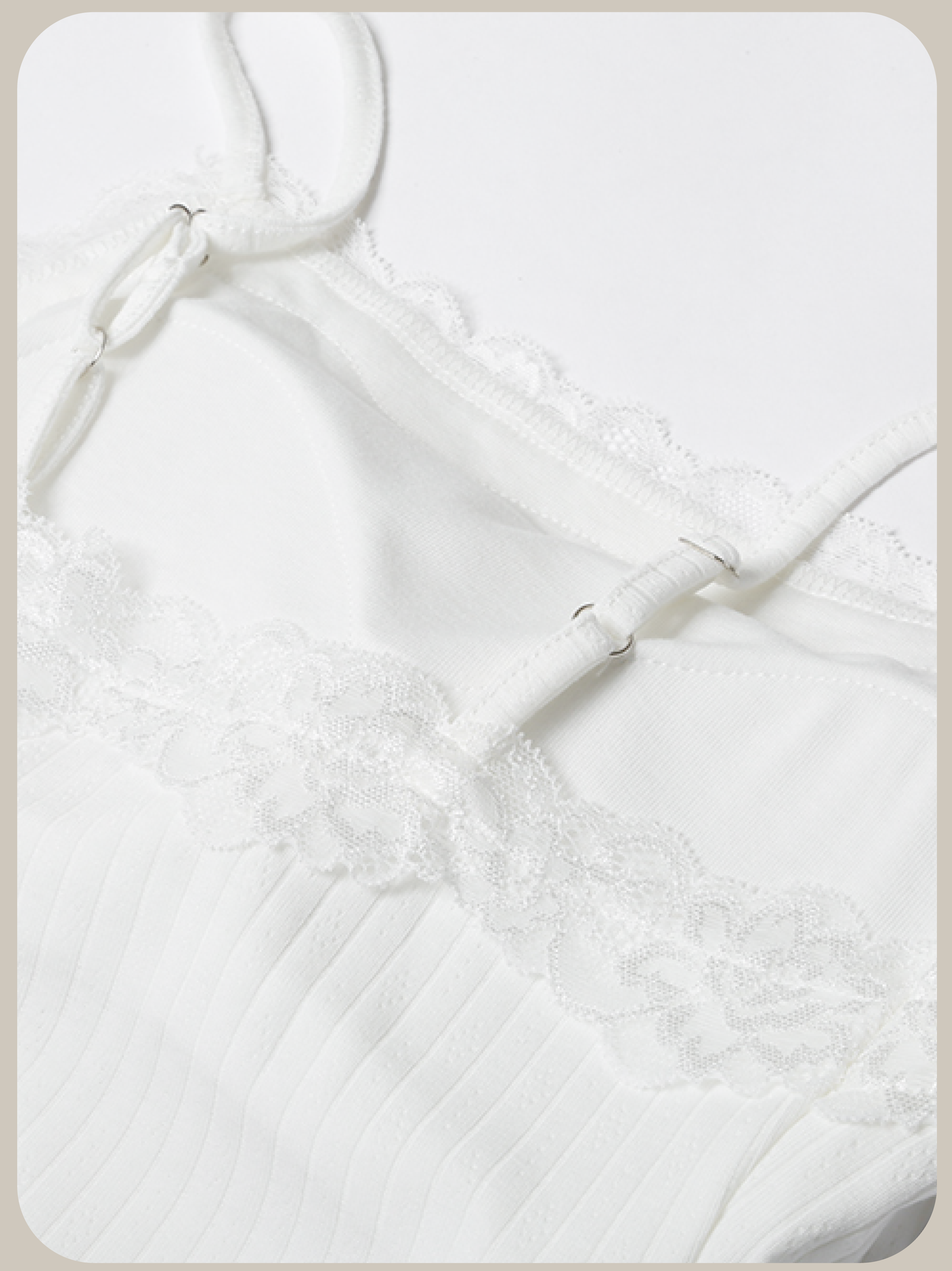 Basic Lace Deco Cami ベーシックレースデコキャミソール