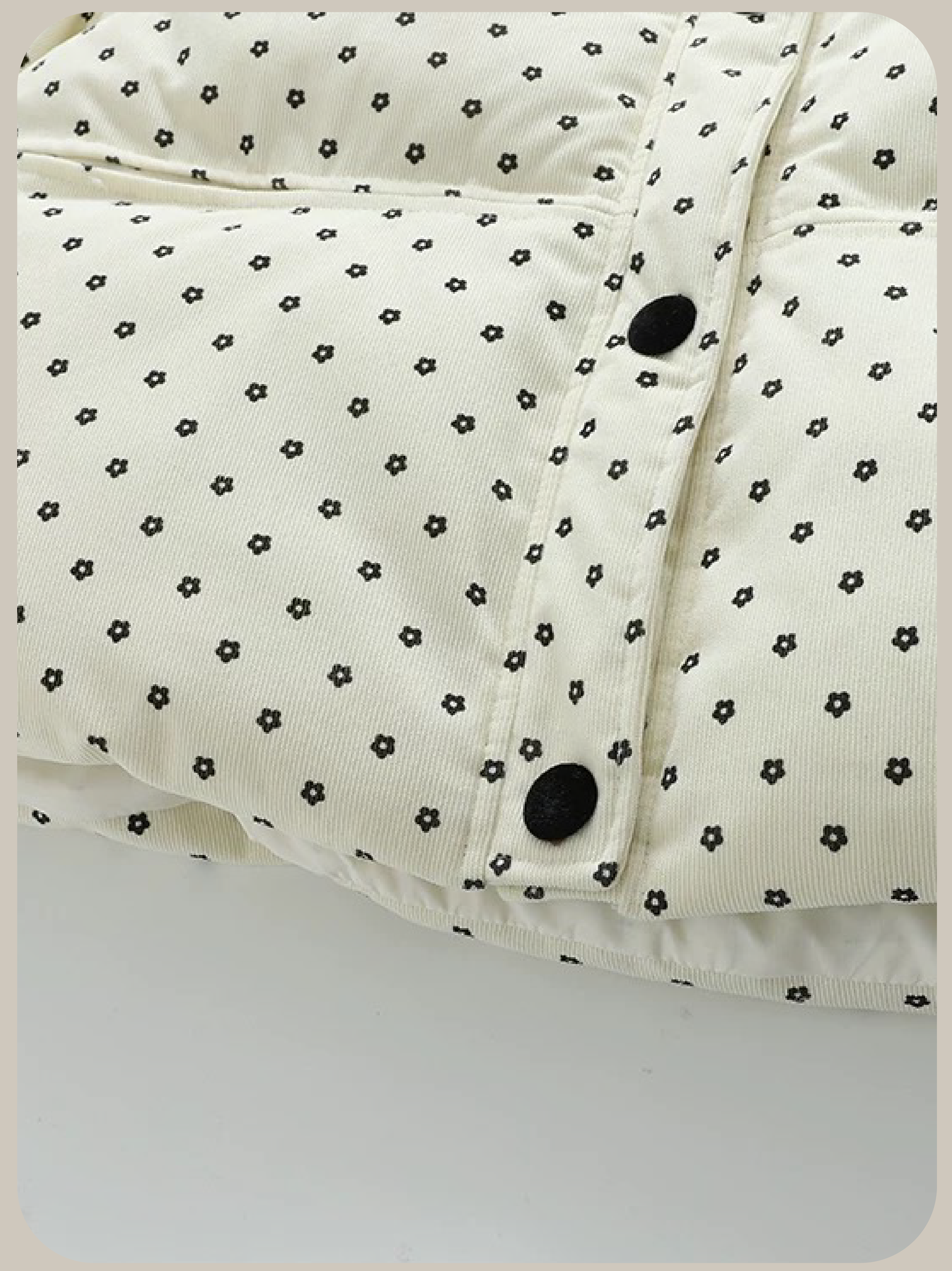 Round Collar Piping Down Jacket/ラウンドカラーパイピングダウンジャケット