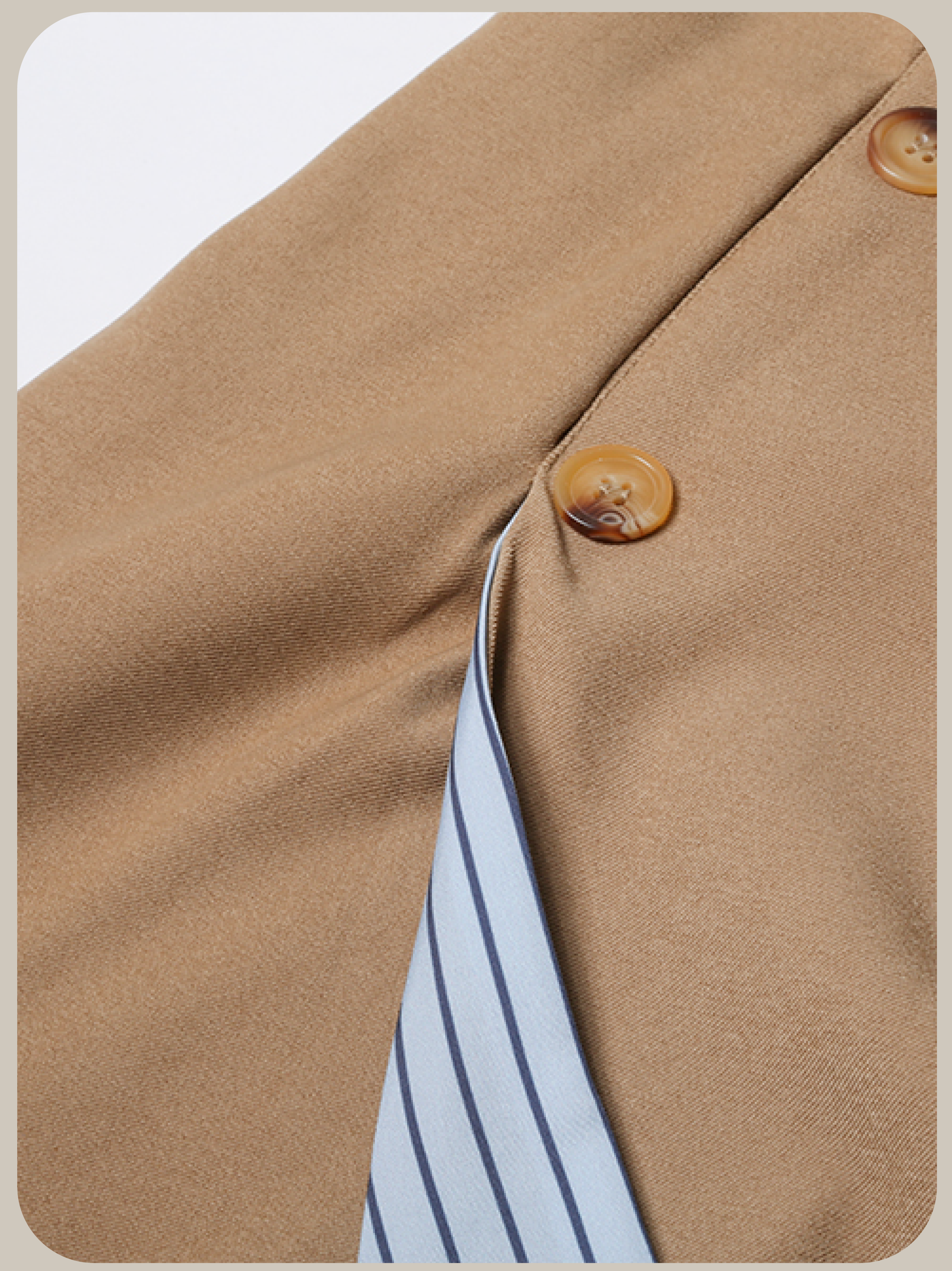 Waisted Shirt Docking Cami Dress/ウエストシャツドッキングキャミワンピース