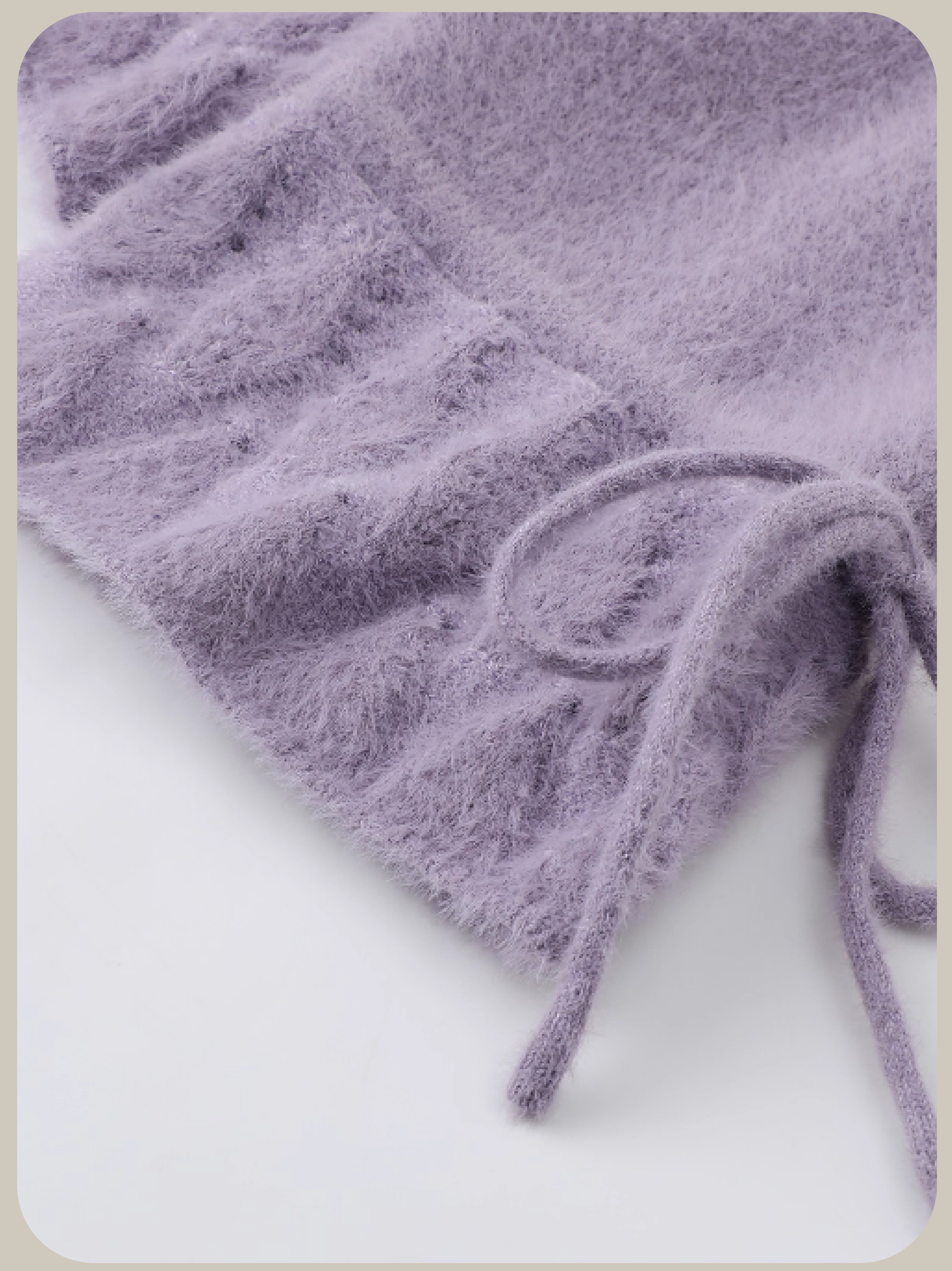 Elegant Purple Gather Cardigan/エレガントパープルギャザーカーディガン