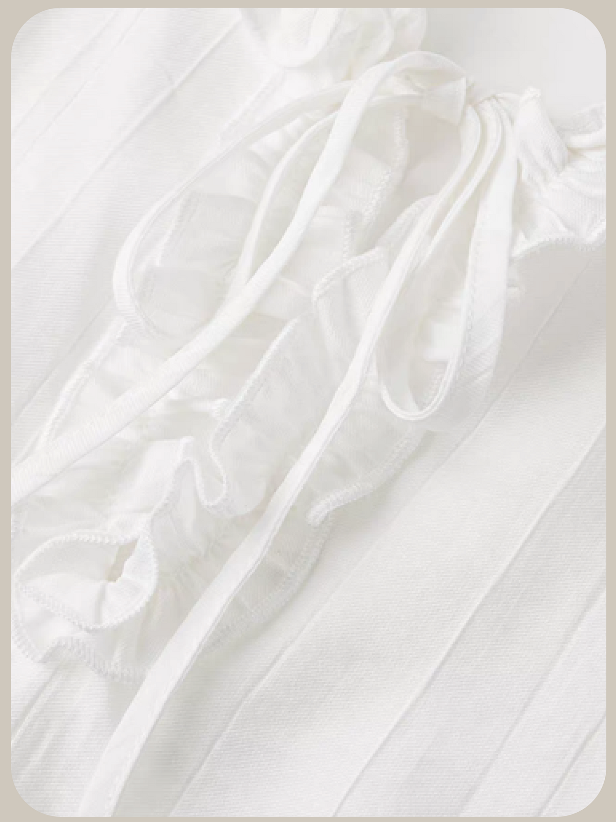 Hollow Knit Vest Ruffled Tie Blouse Set Up/透かし編みニットベストラッフルタイブラウスセットアップ
