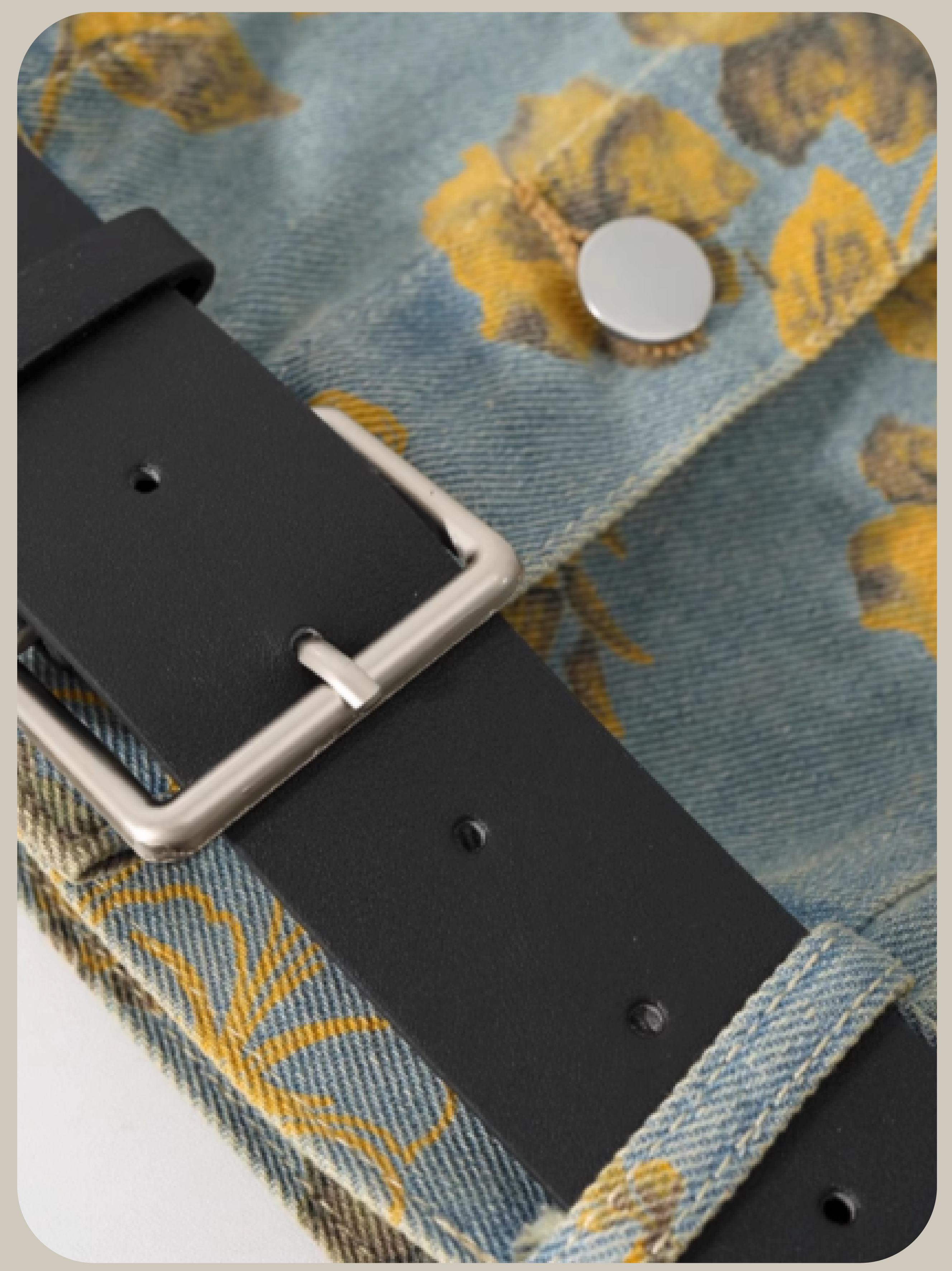 Garden Denim Vest/ガーデンデニムベスト